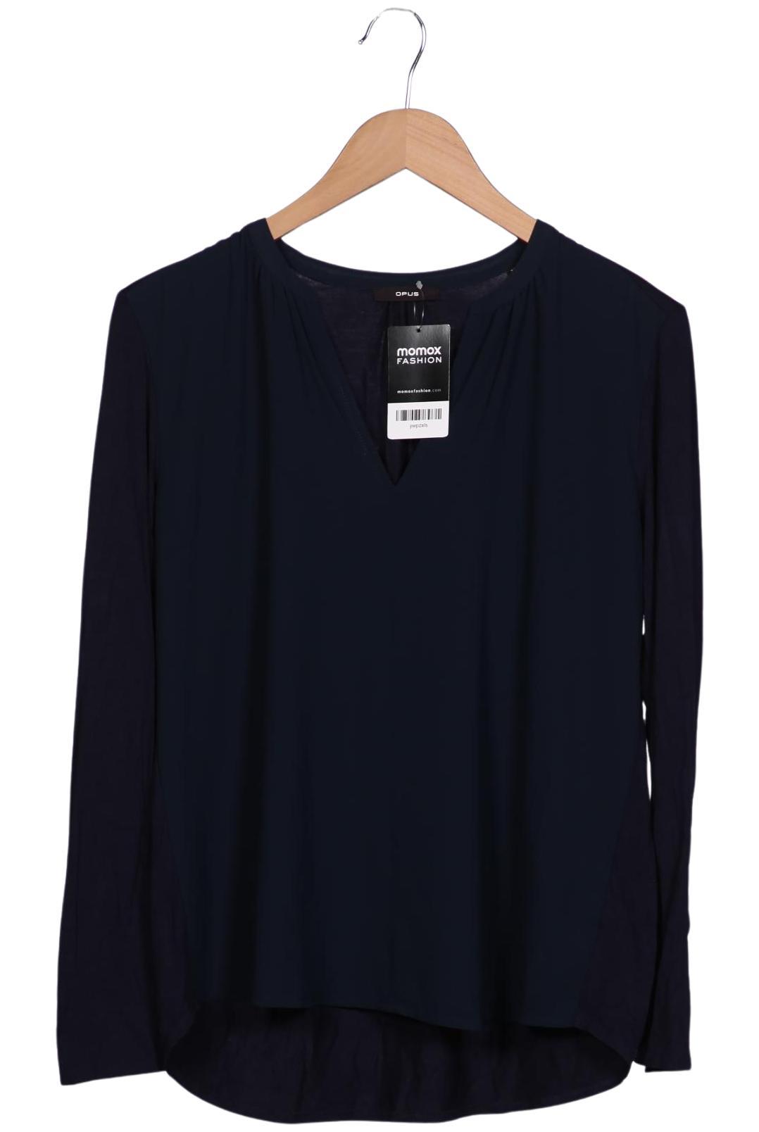 

Opus Damen Langarmshirt, marineblau, Gr. 38