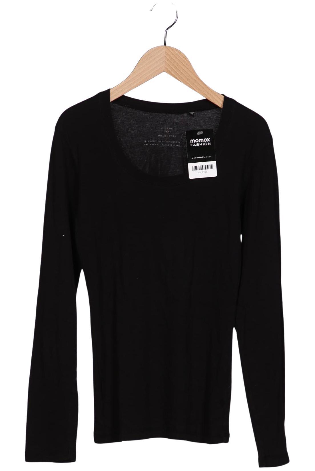 

Opus Damen Langarmshirt, schwarz, Gr. 40