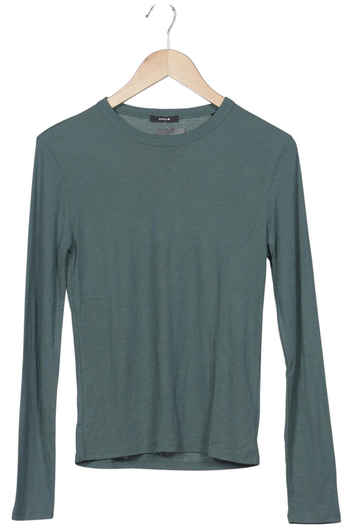 

Opus Damen Langarmshirt, grün, Gr. 36