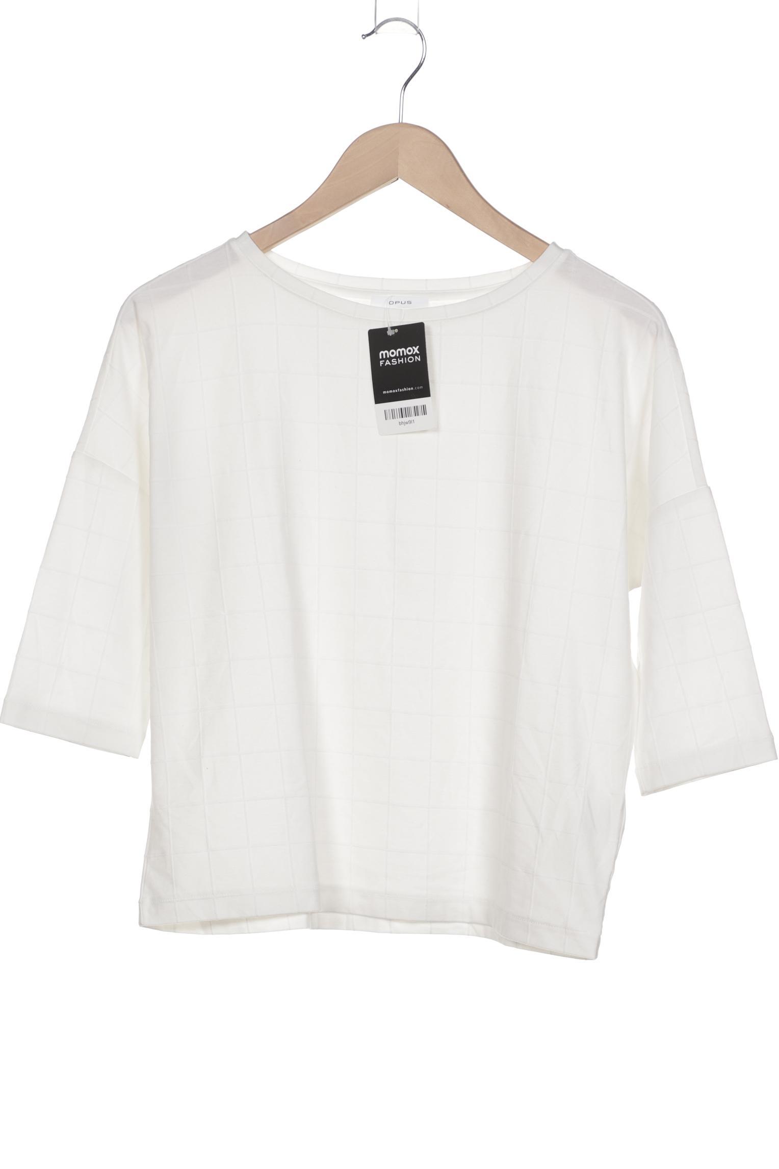 

Opus Damen Langarmshirt, weiß, Gr. 36