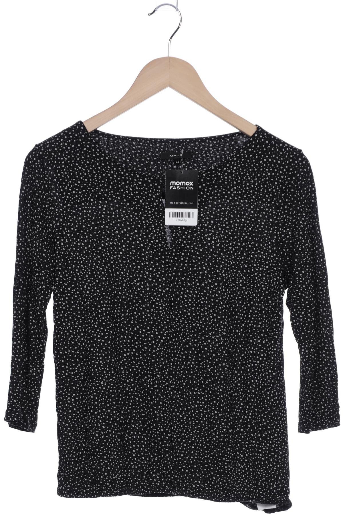 

Opus Damen Langarmshirt, schwarz, Gr. 36
