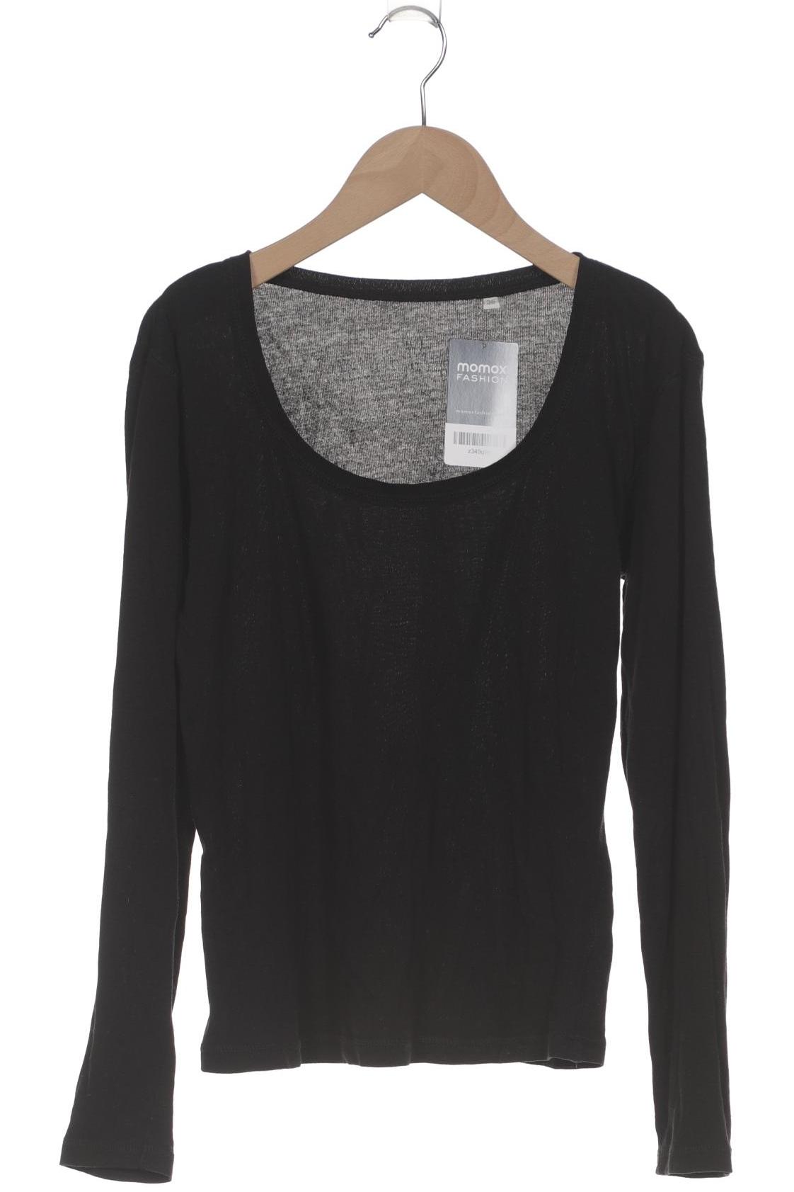 

Opus Damen Langarmshirt, schwarz, Gr. 36