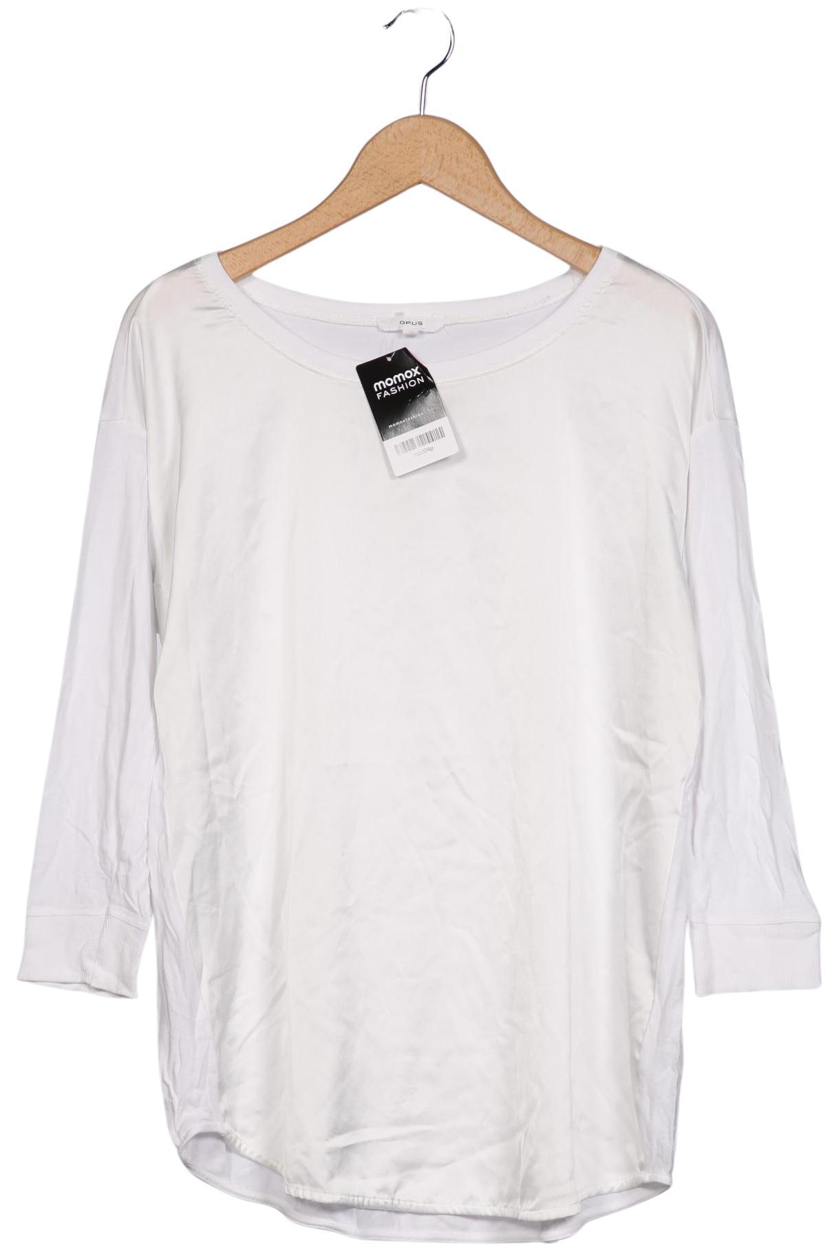 

Opus Damen Langarmshirt, weiß, Gr. 38