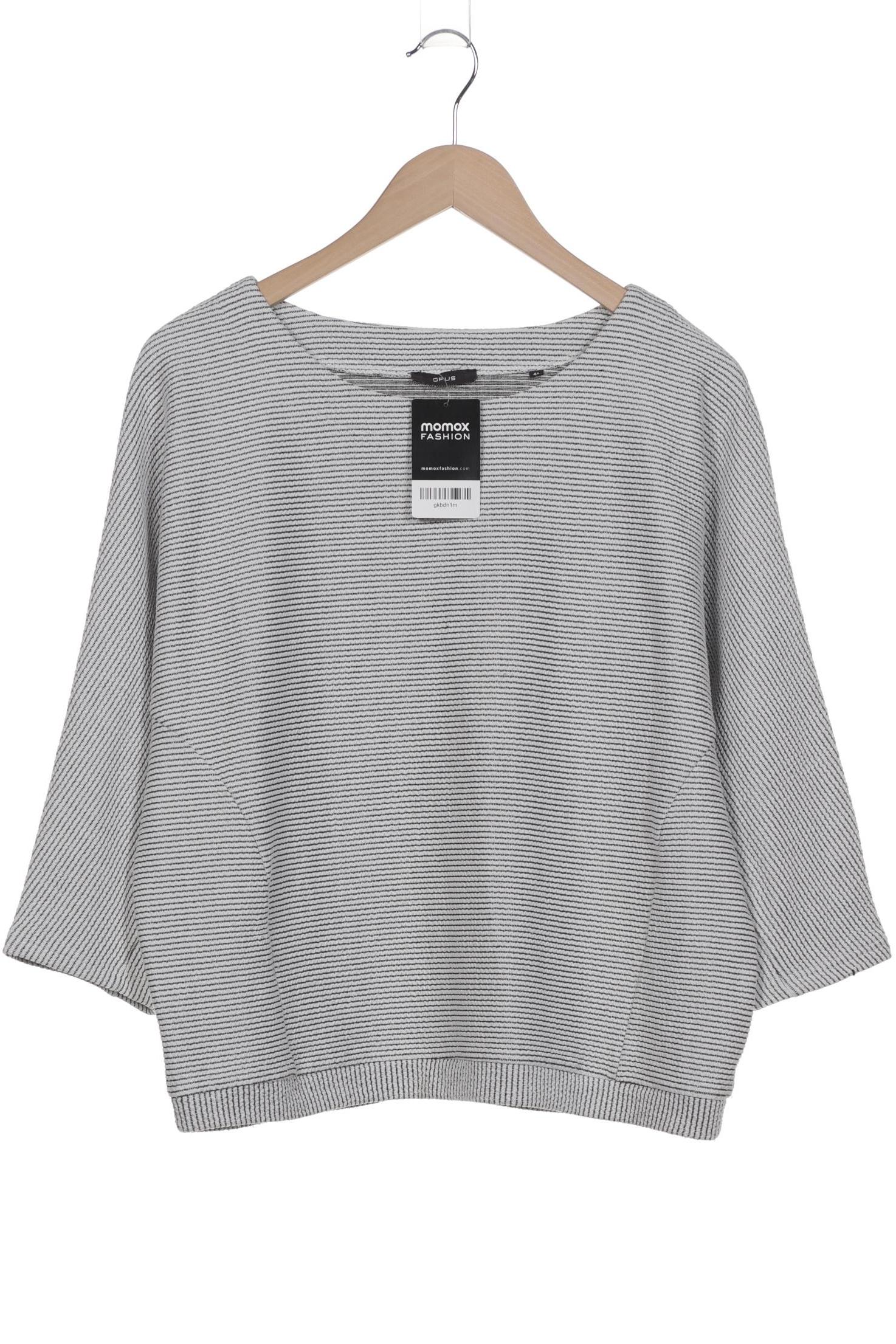 

Opus Damen Langarmshirt, grau, Gr. 40