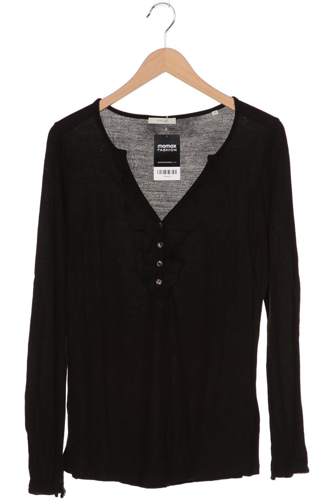 

Opus Damen Langarmshirt, schwarz, Gr. 42