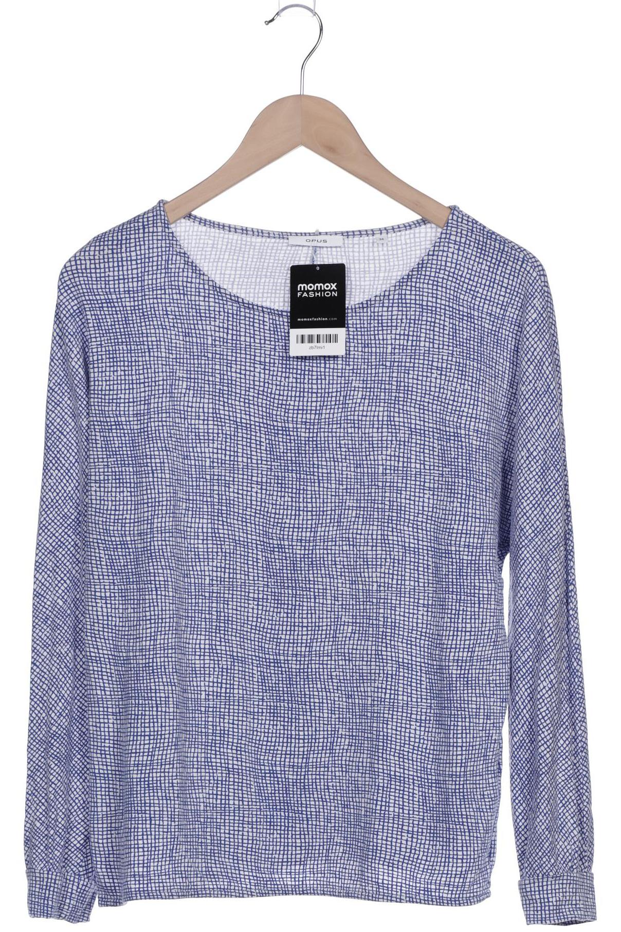 

Opus Damen Langarmshirt, blau, Gr. 36