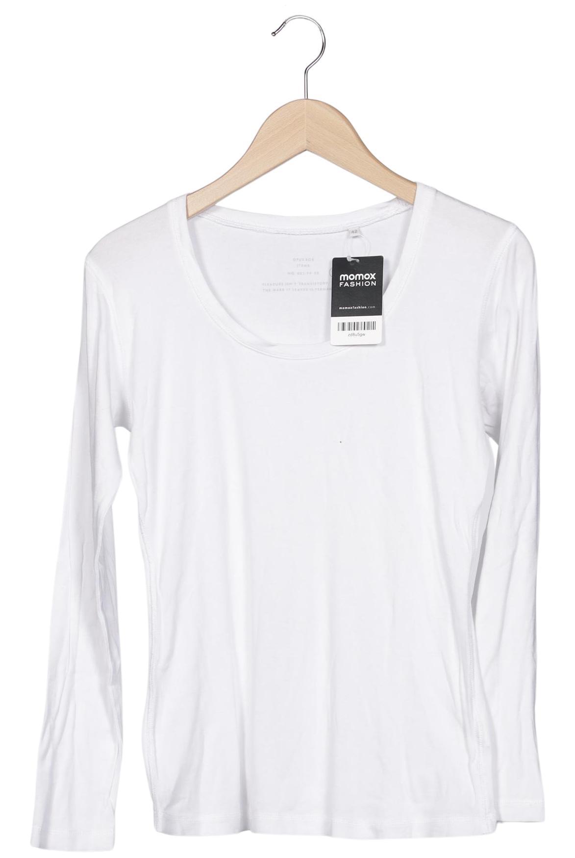 

Opus Damen Langarmshirt, weiß, Gr. 42