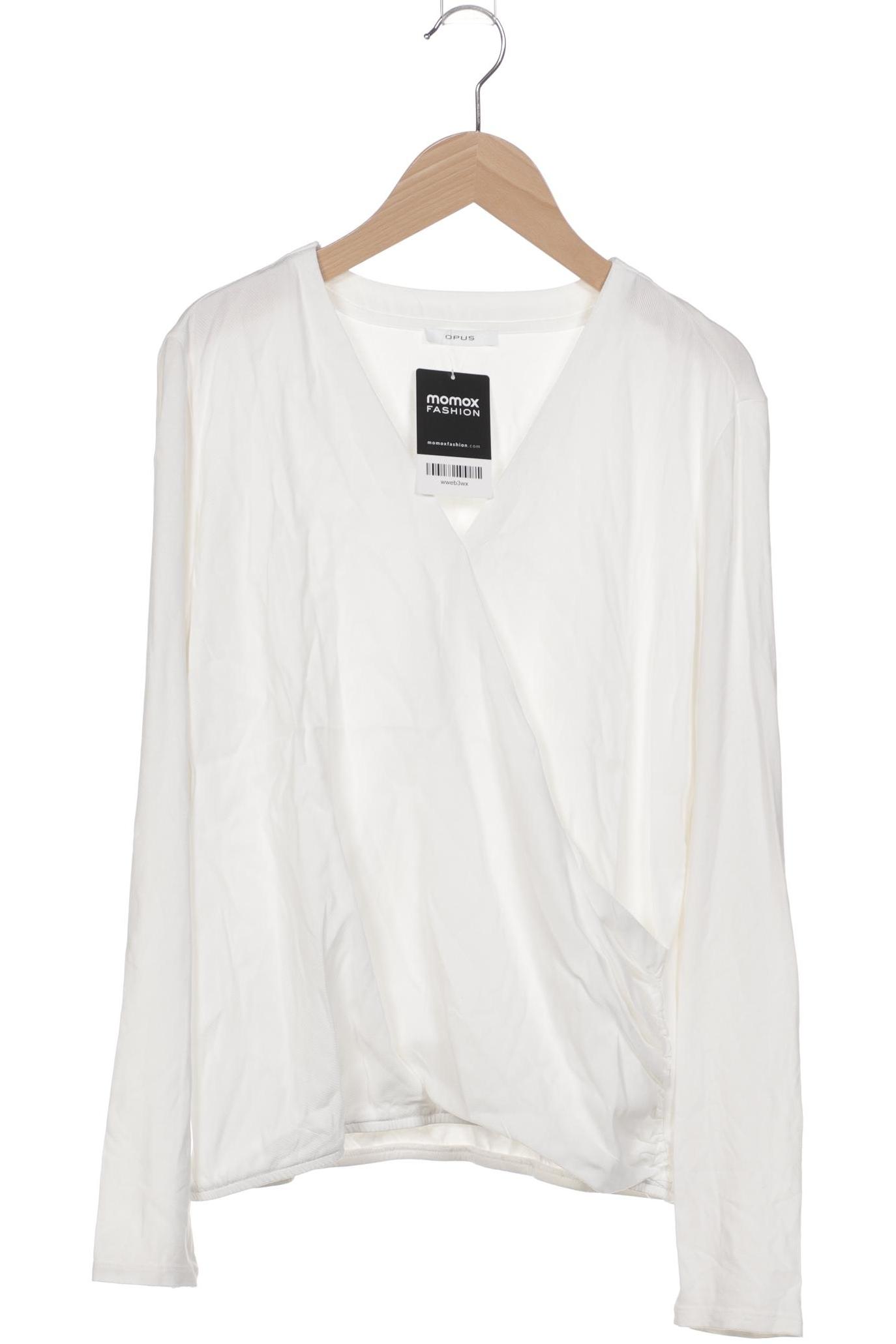 

Opus Damen Langarmshirt, weiß, Gr. 38