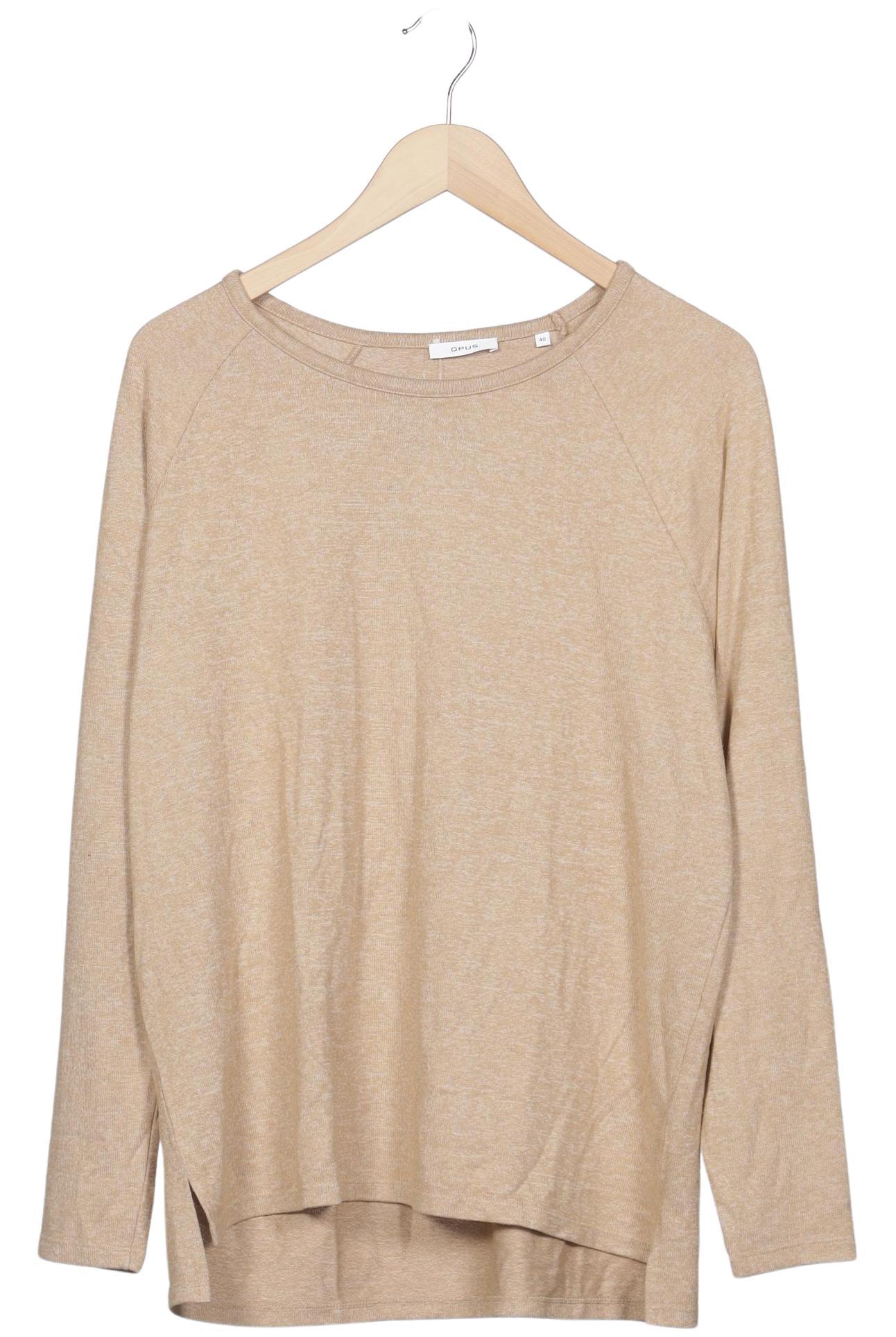 

Opus Damen Langarmshirt, beige, Gr. 40