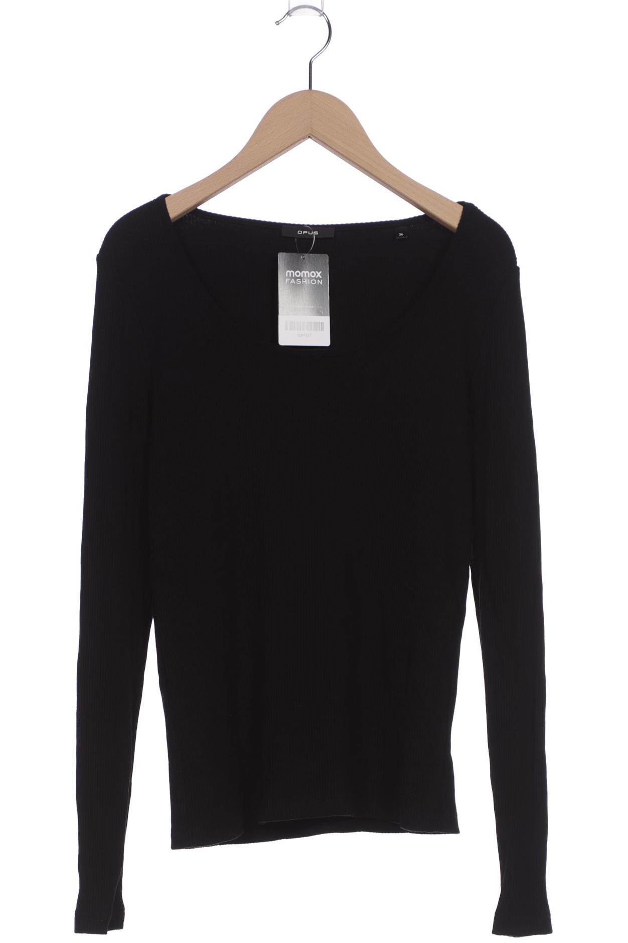 

Opus Damen Langarmshirt, schwarz, Gr. 36