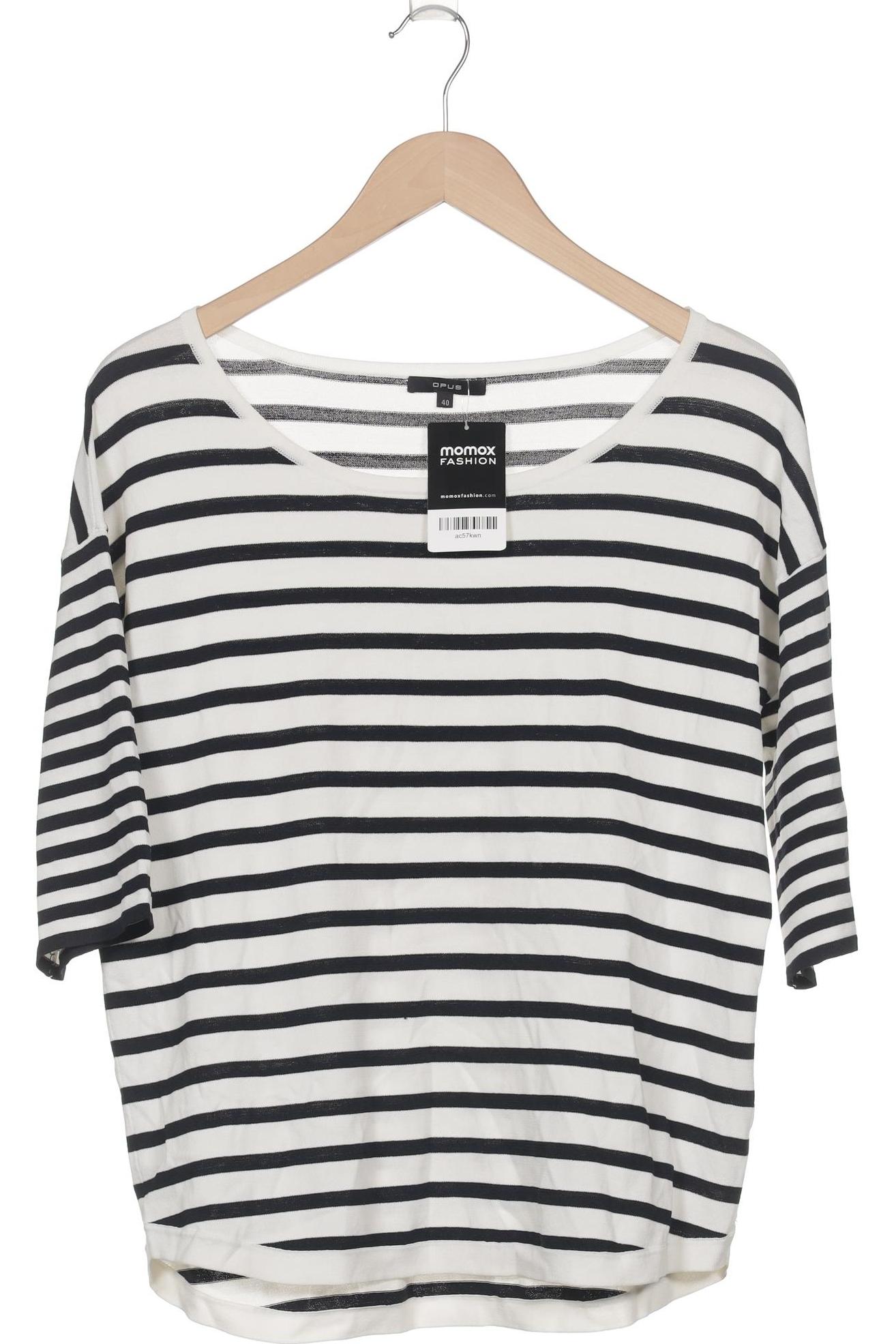 

Opus Damen Langarmshirt, weiß, Gr. 40