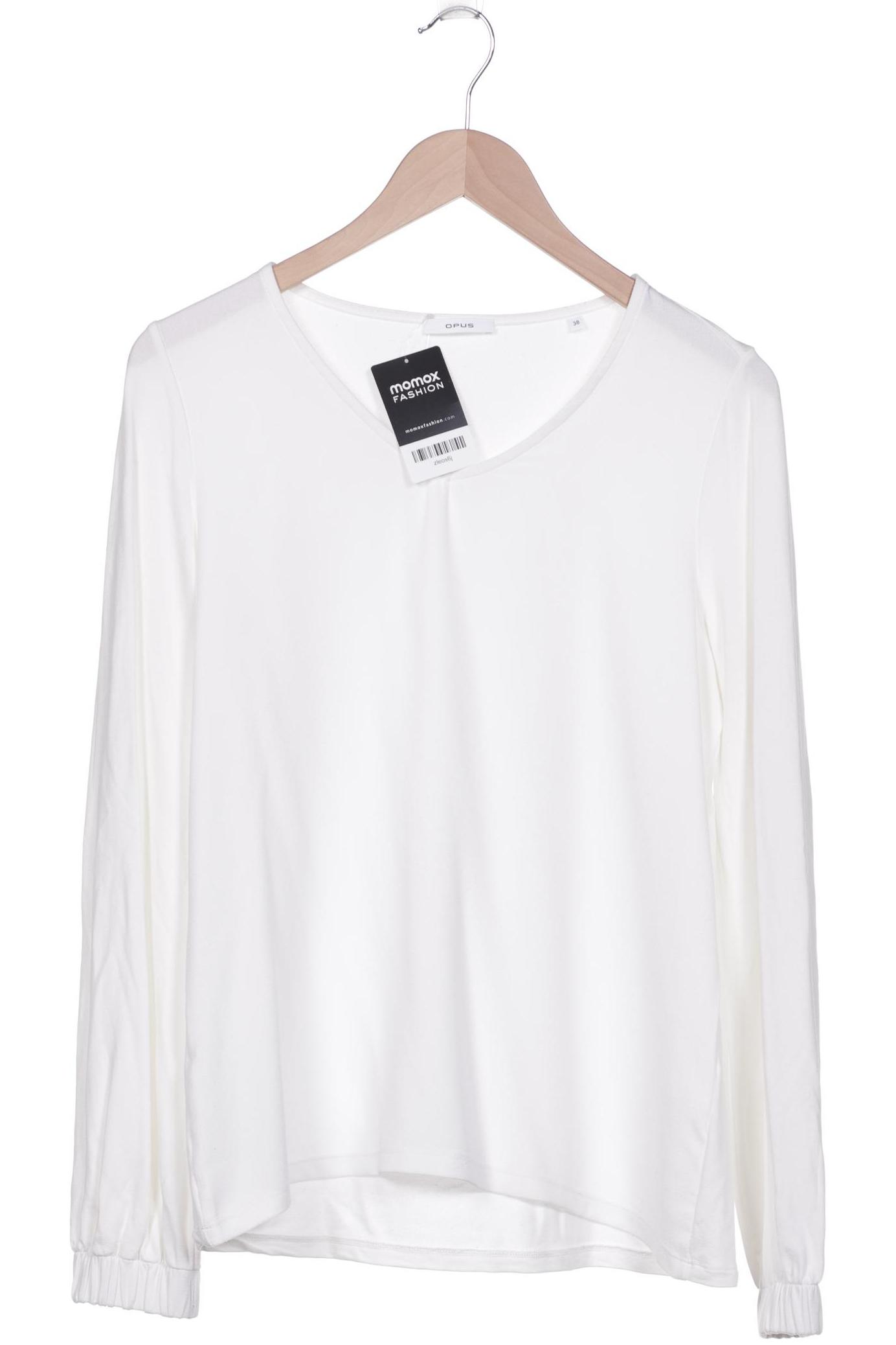

Opus Damen Langarmshirt, weiß, Gr. 38