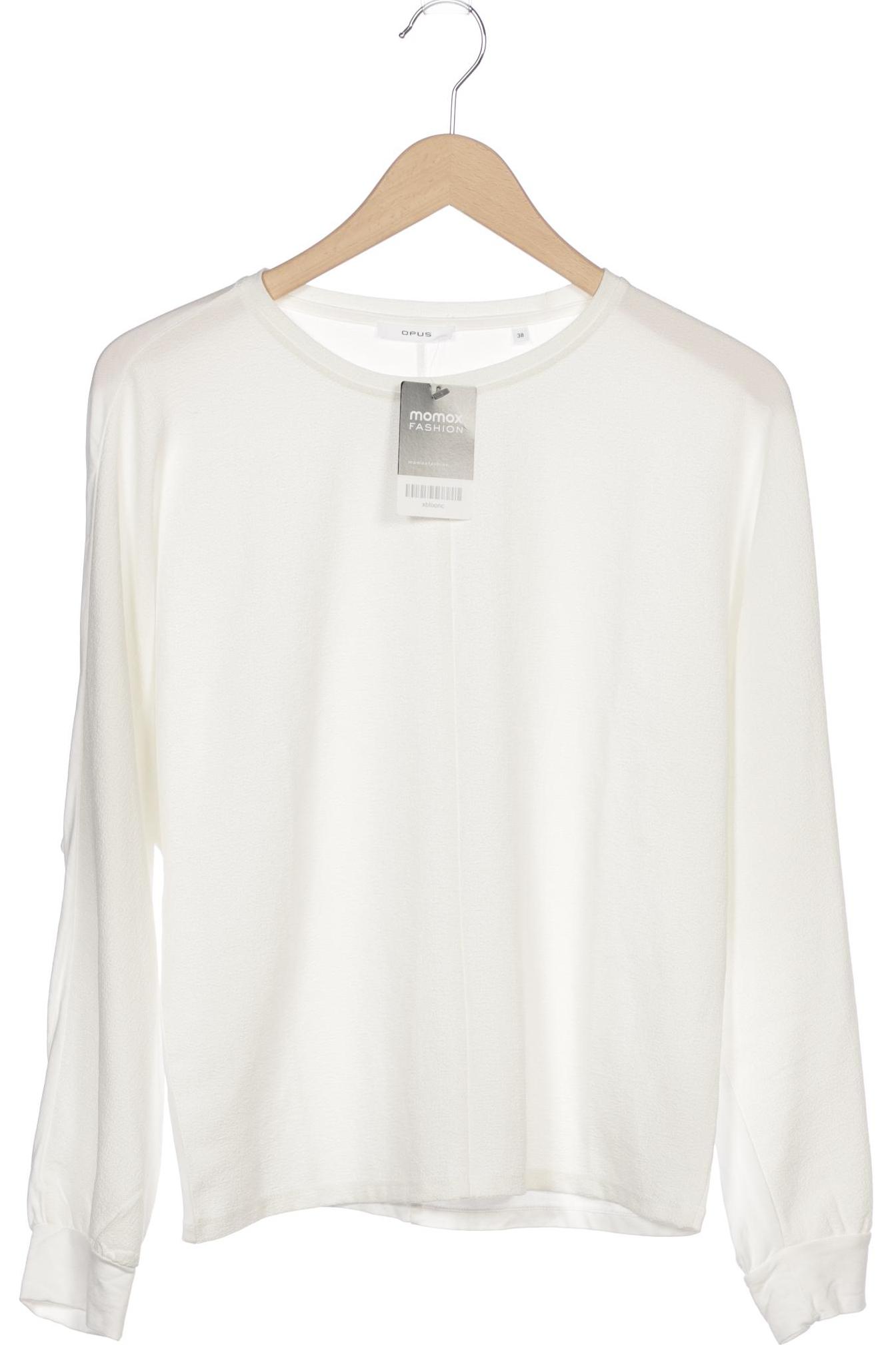 

Opus Damen Langarmshirt, weiß, Gr. 38