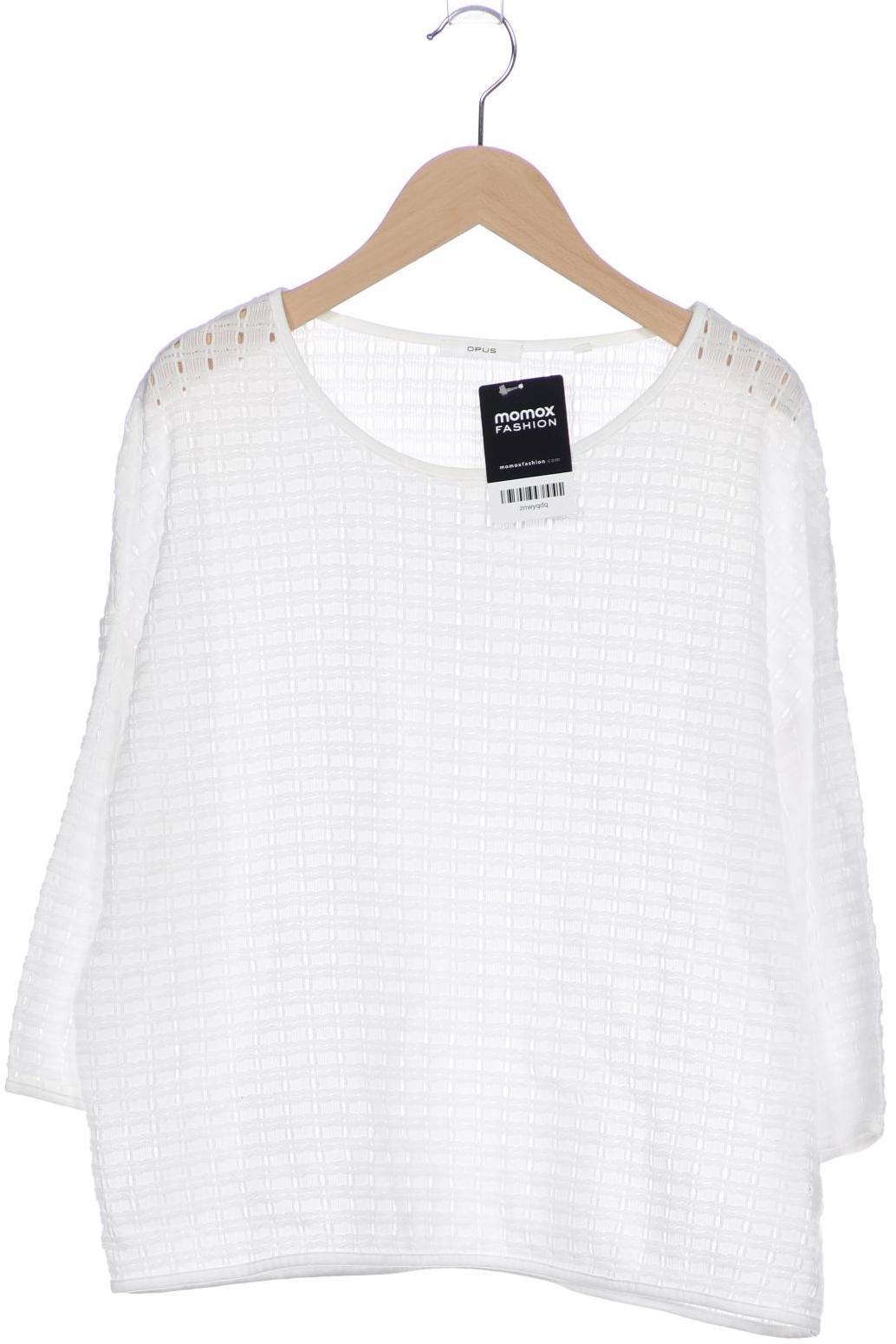 

Opus Damen Langarmshirt, weiß, Gr. 36