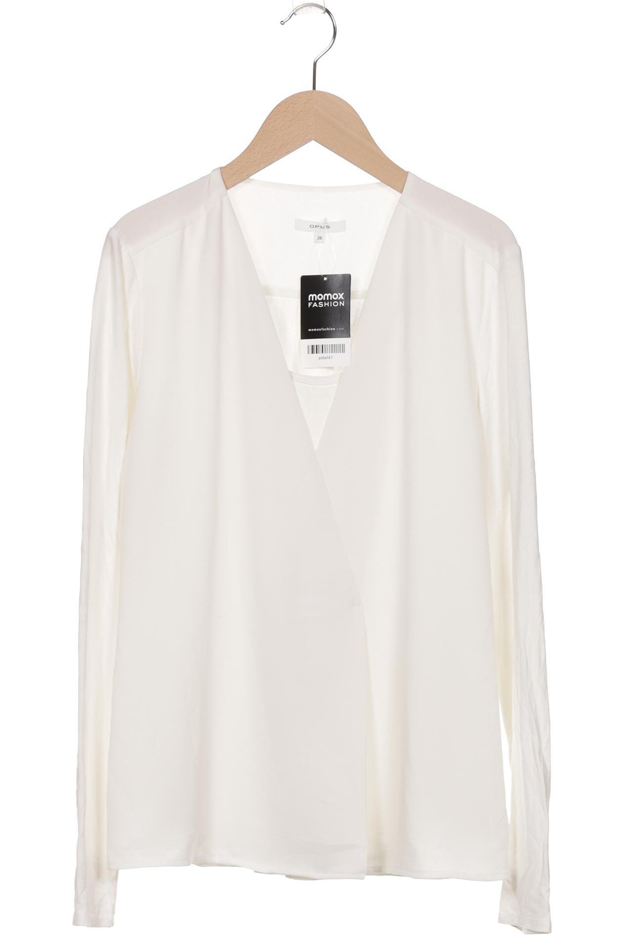 

Opus Damen Langarmshirt, weiß, Gr. 38