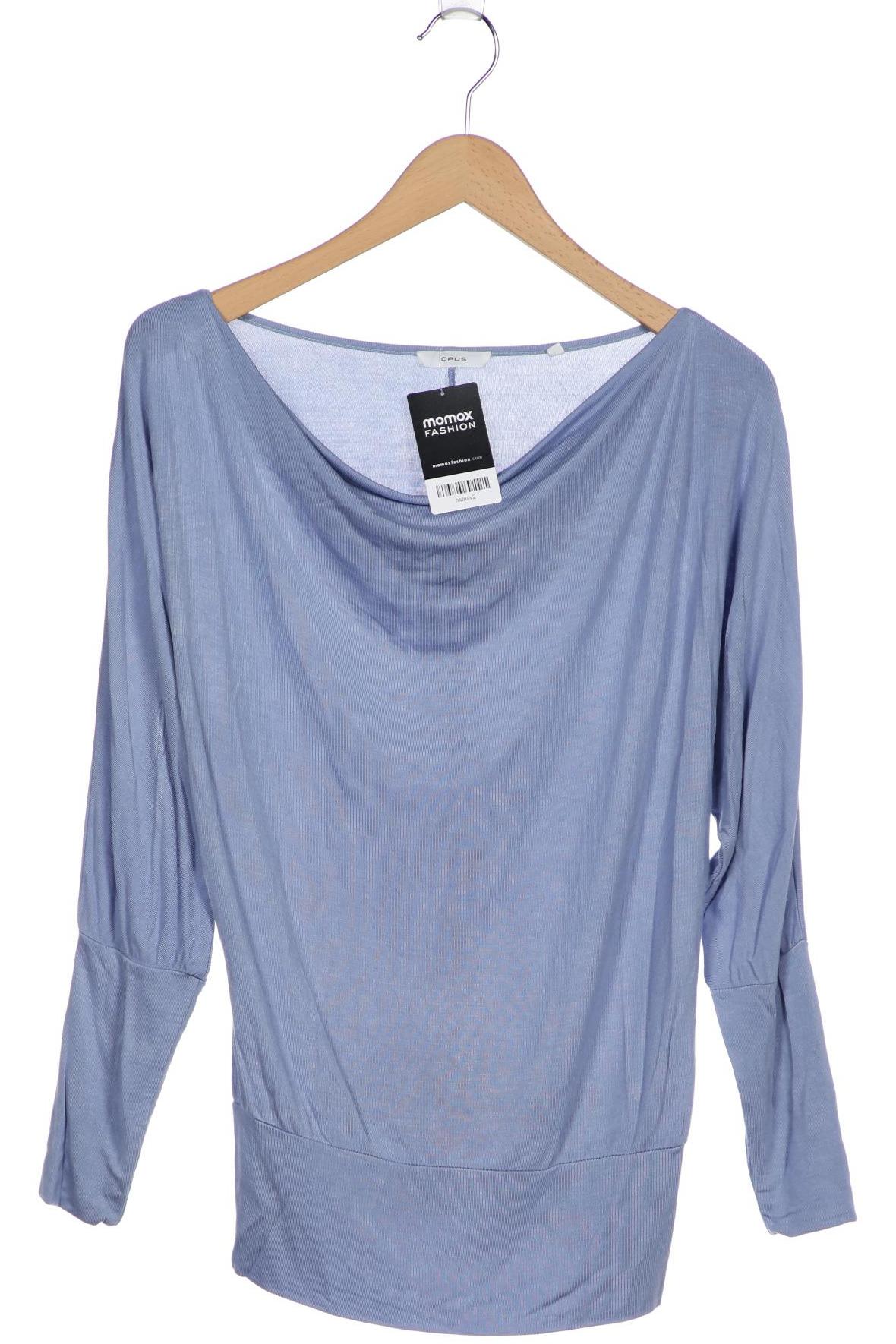 

Opus Damen Langarmshirt, blau, Gr. 36