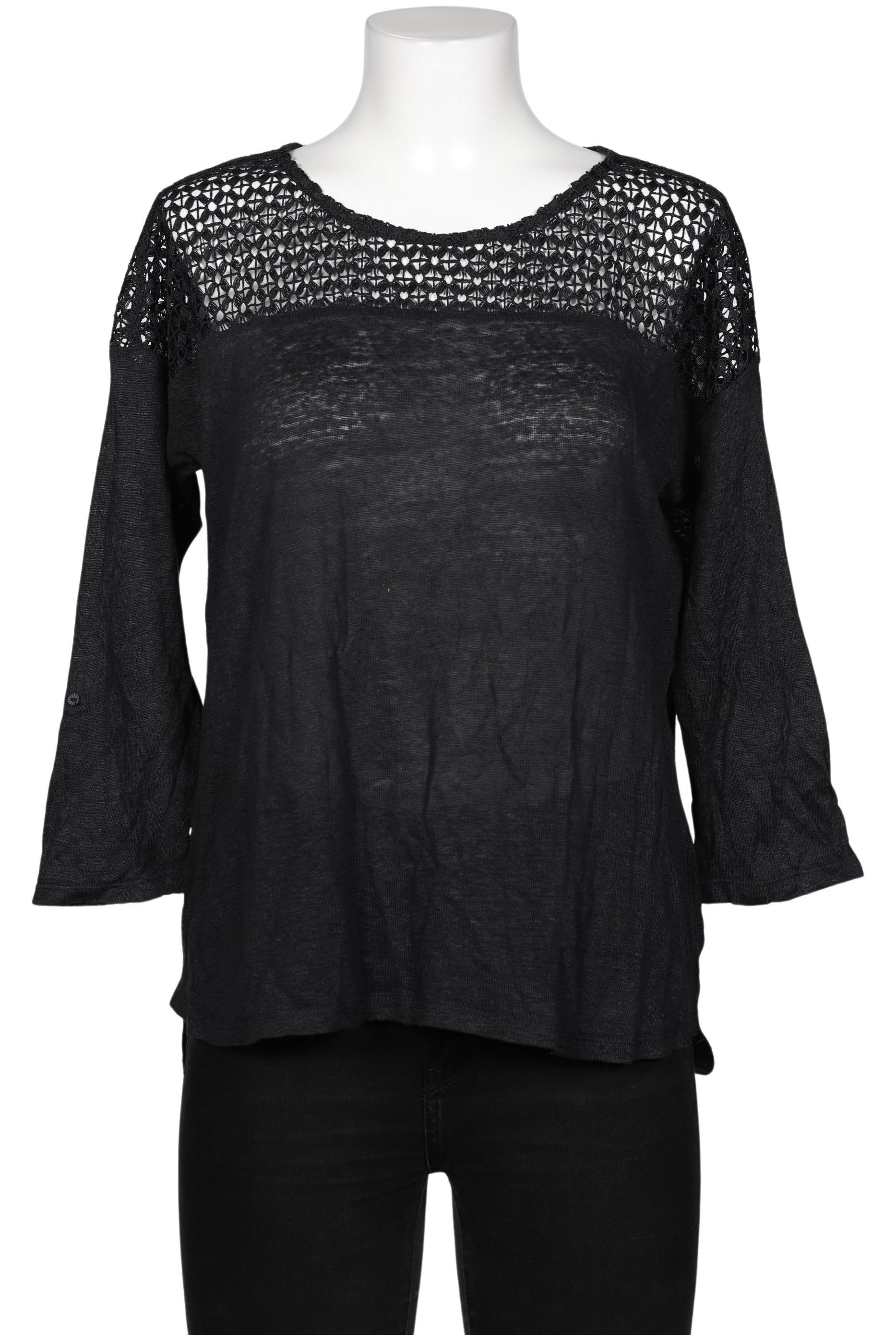 

Opus Damen Langarmshirt, schwarz, Gr. 40