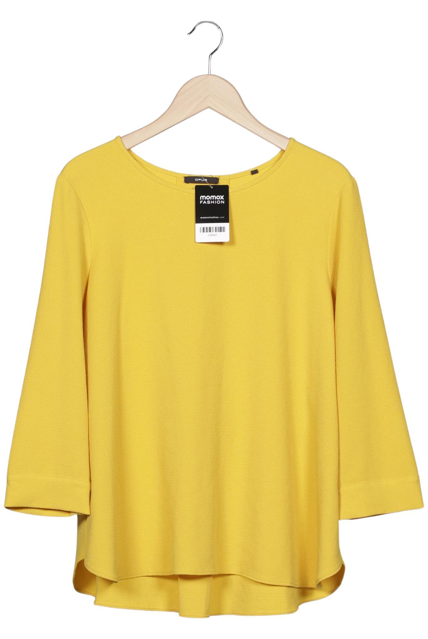 

Opus Damen Langarmshirt, gelb, Gr. 40
