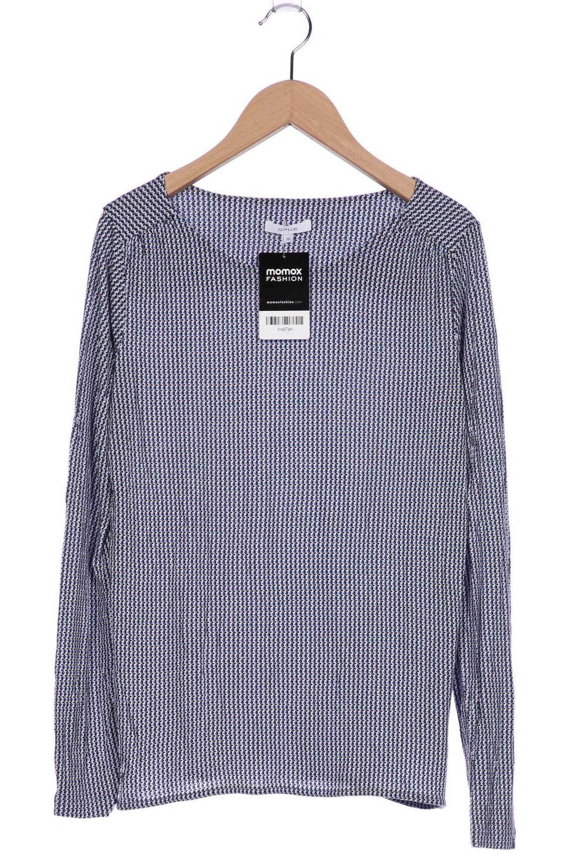

Opus Damen Langarmshirt, blau, Gr. 36