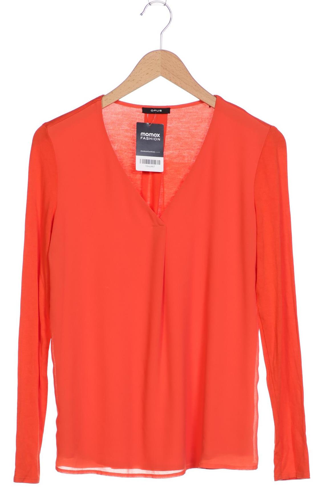 

Opus Damen Langarmshirt, orange, Gr. 36