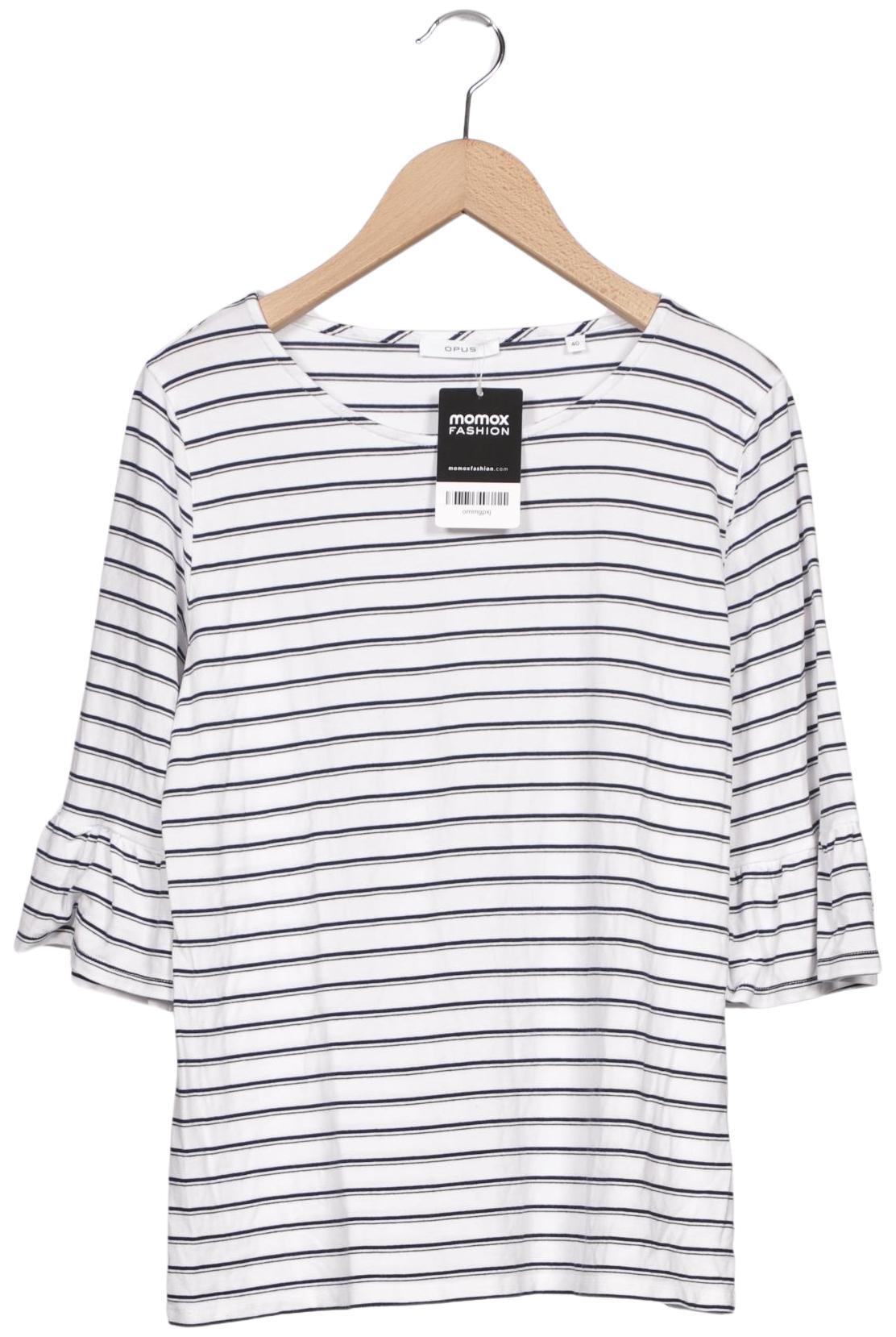 

Opus Damen Langarmshirt, weiß, Gr. 40