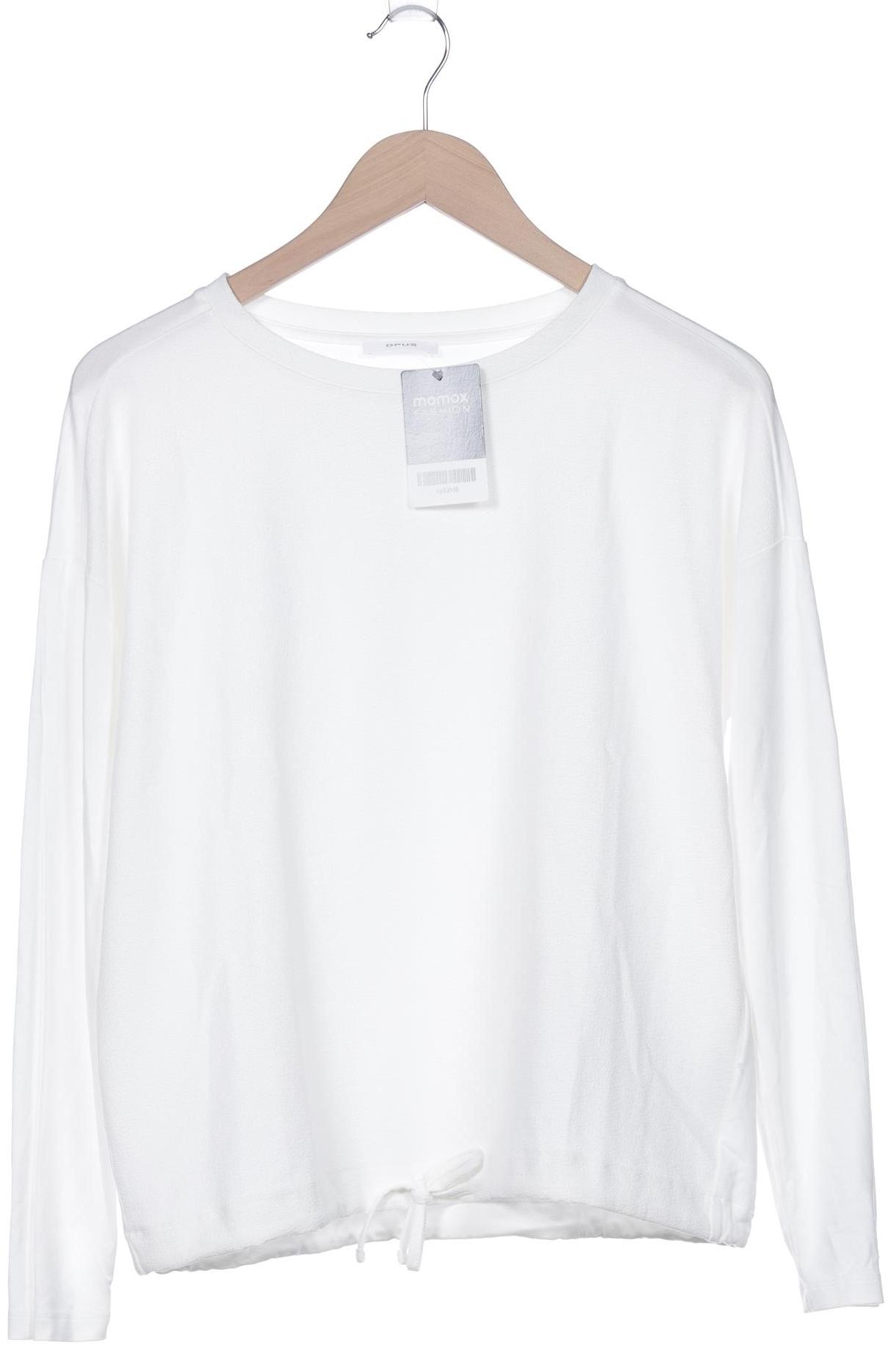 

Opus Damen Langarmshirt, weiß, Gr. 36