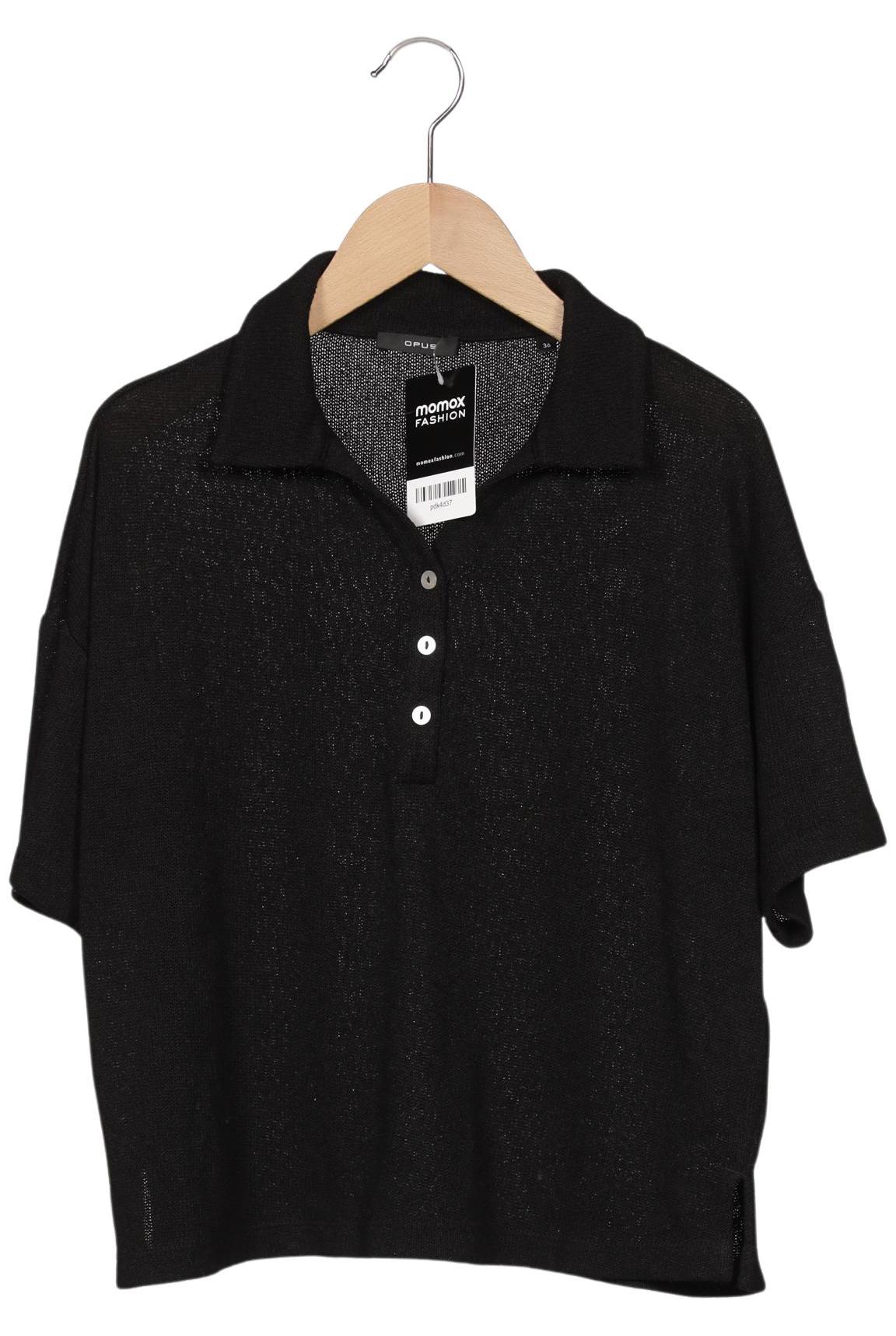 

Opus Damen Poloshirt, schwarz, Gr. 36