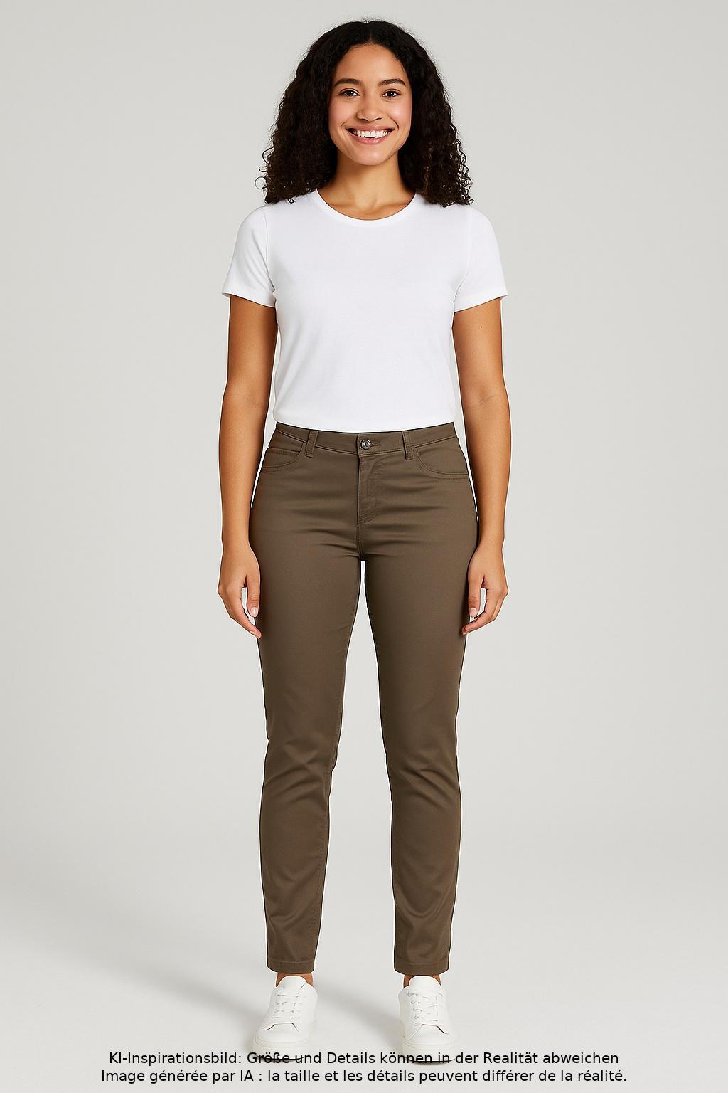 

Opus Damen Stoffhose, braun, Gr. 38