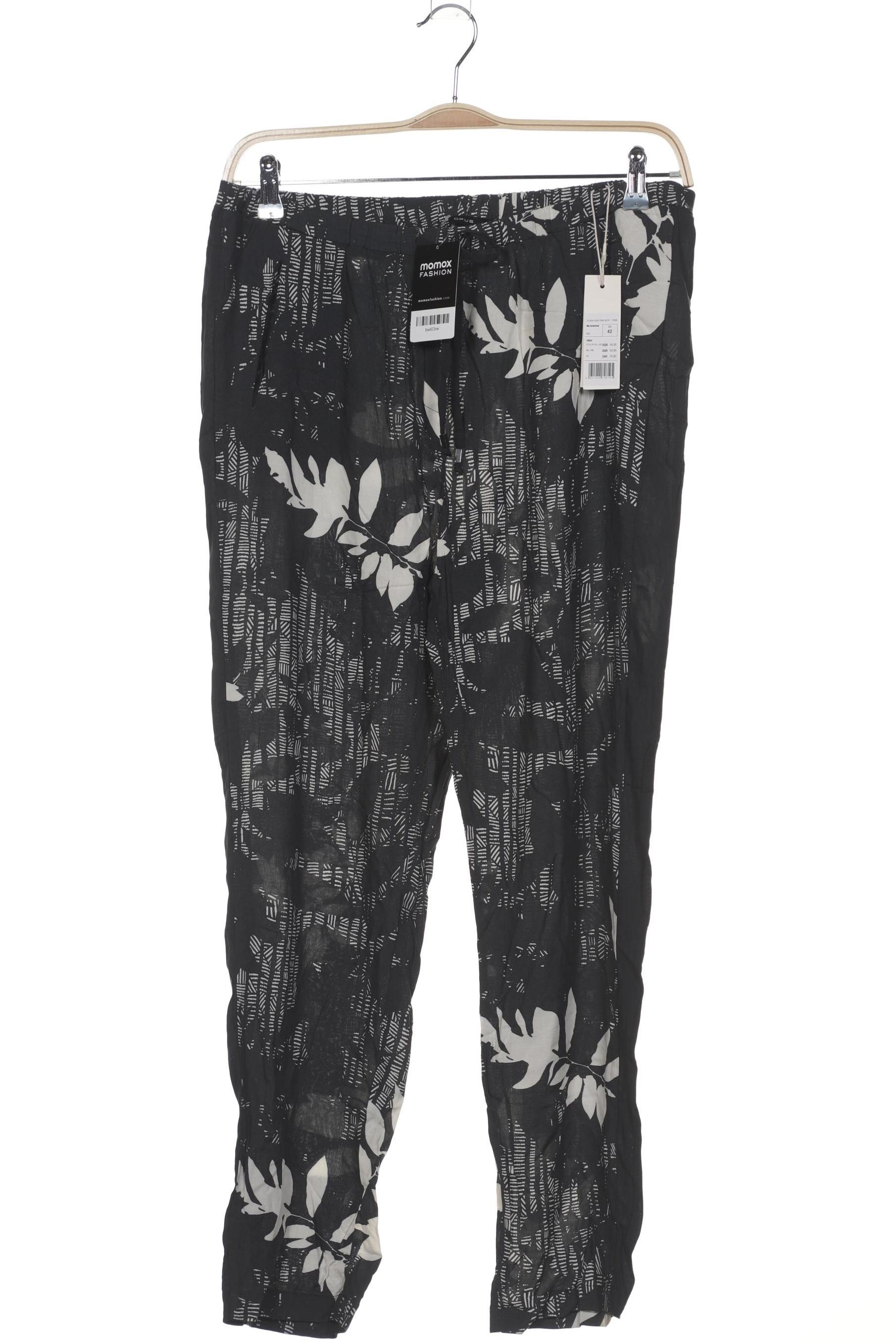 

Opus Damen Stoffhose, schwarz, Gr. 42
