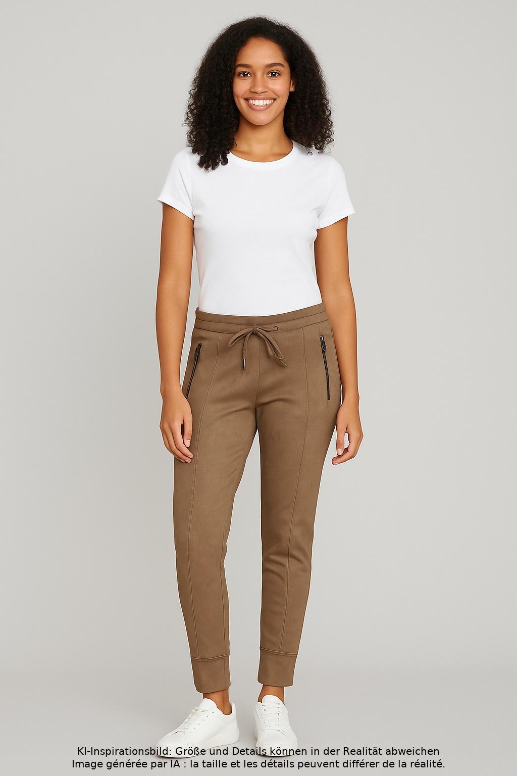 

Opus Damen Stoffhose, braun, Gr. 36