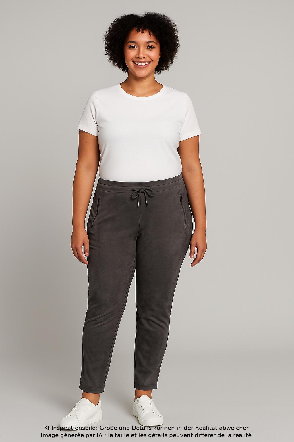 

Opus Damen Stoffhose, grau, Gr. 42