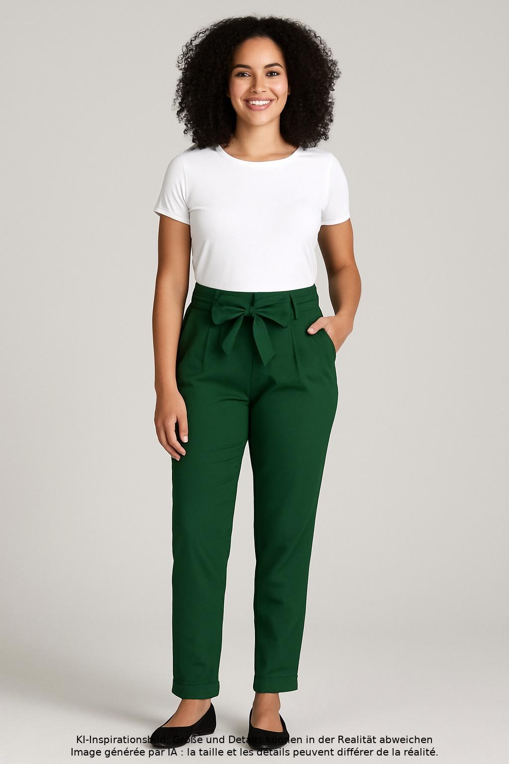 

Opus Damen Stoffhose, grün, Gr. 40