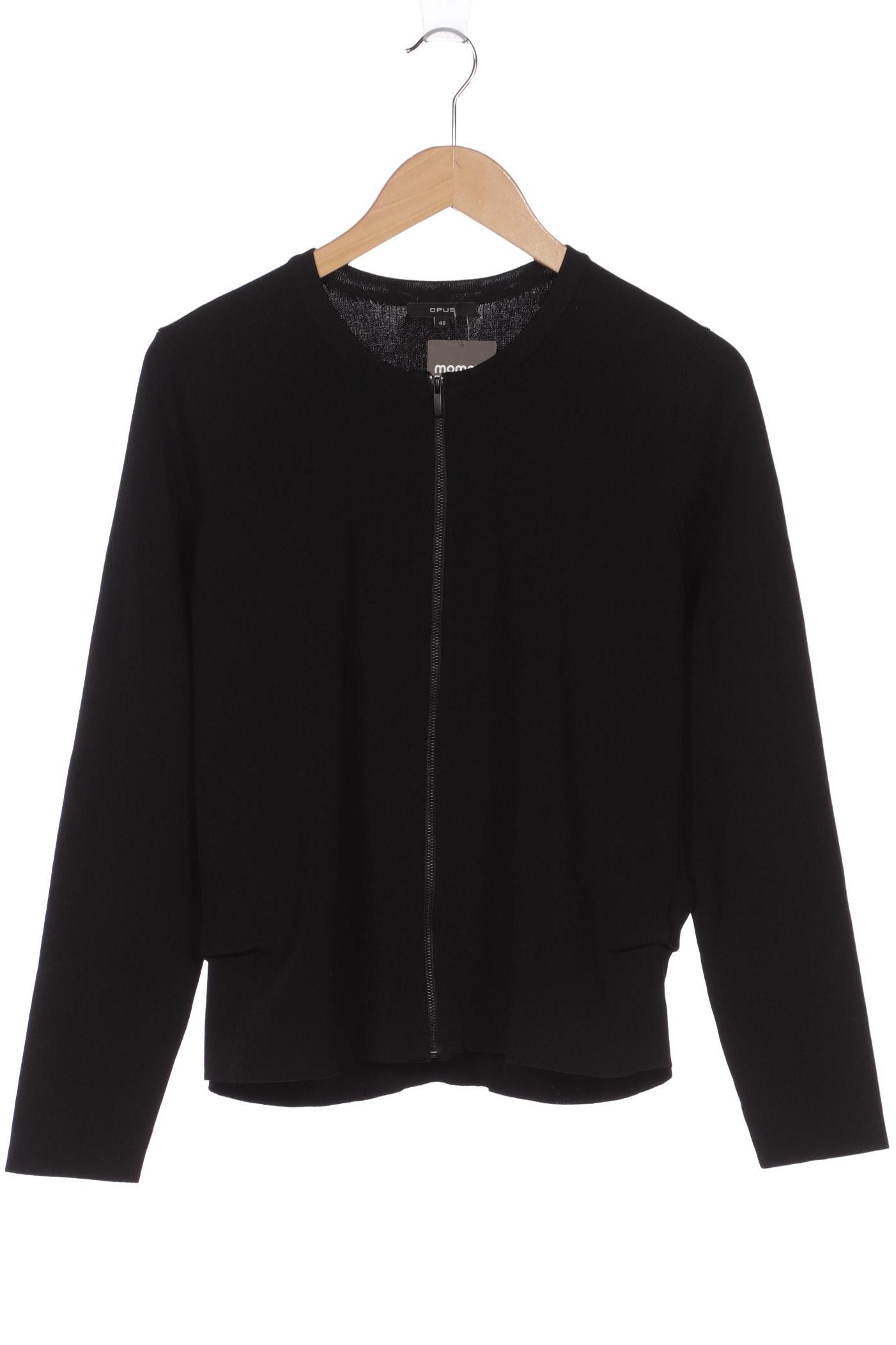 

Opus Damen Strickjacke, schwarz, Gr. 40
