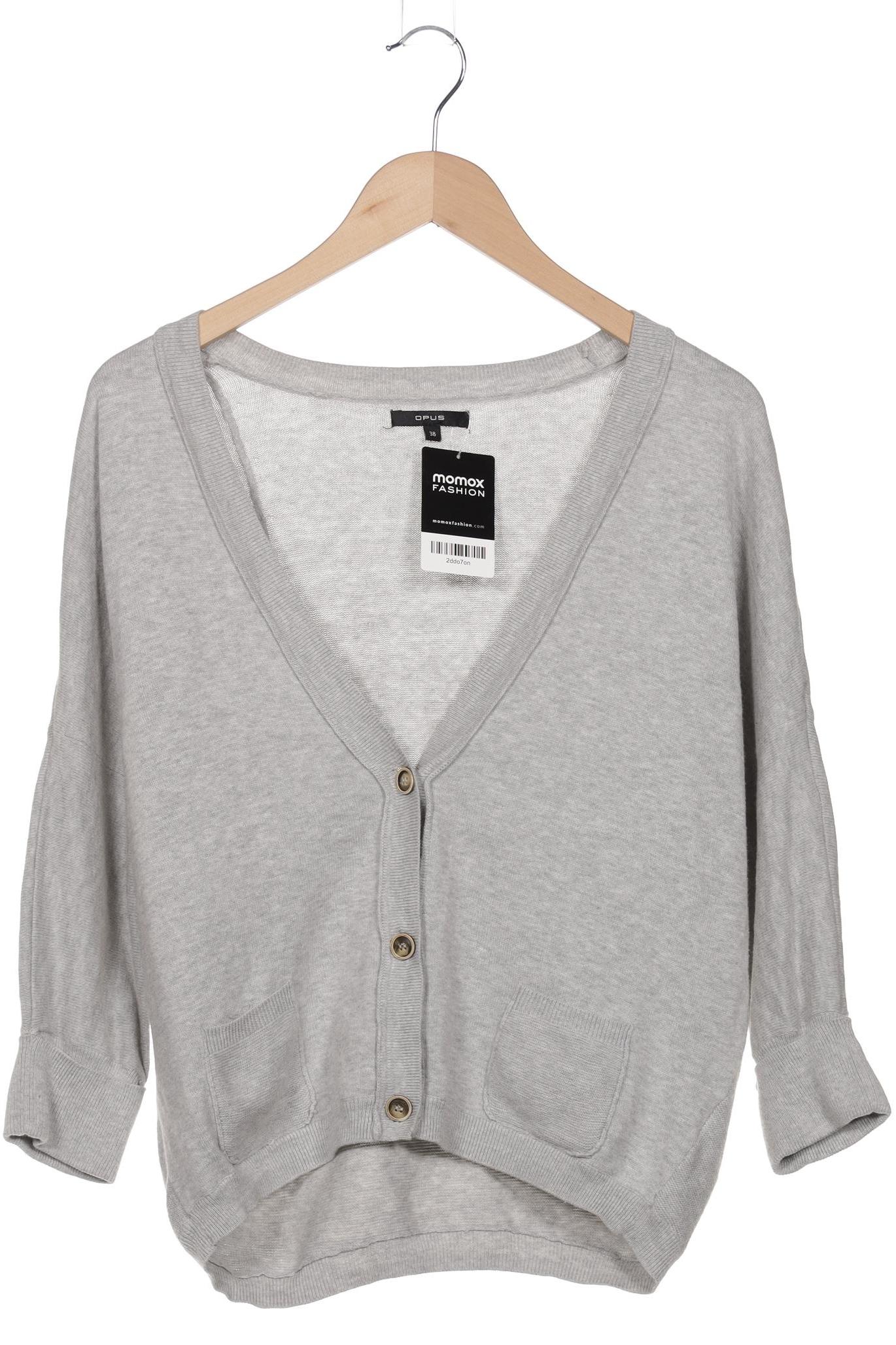 

Opus Damen Strickjacke, grau, Gr. 38
