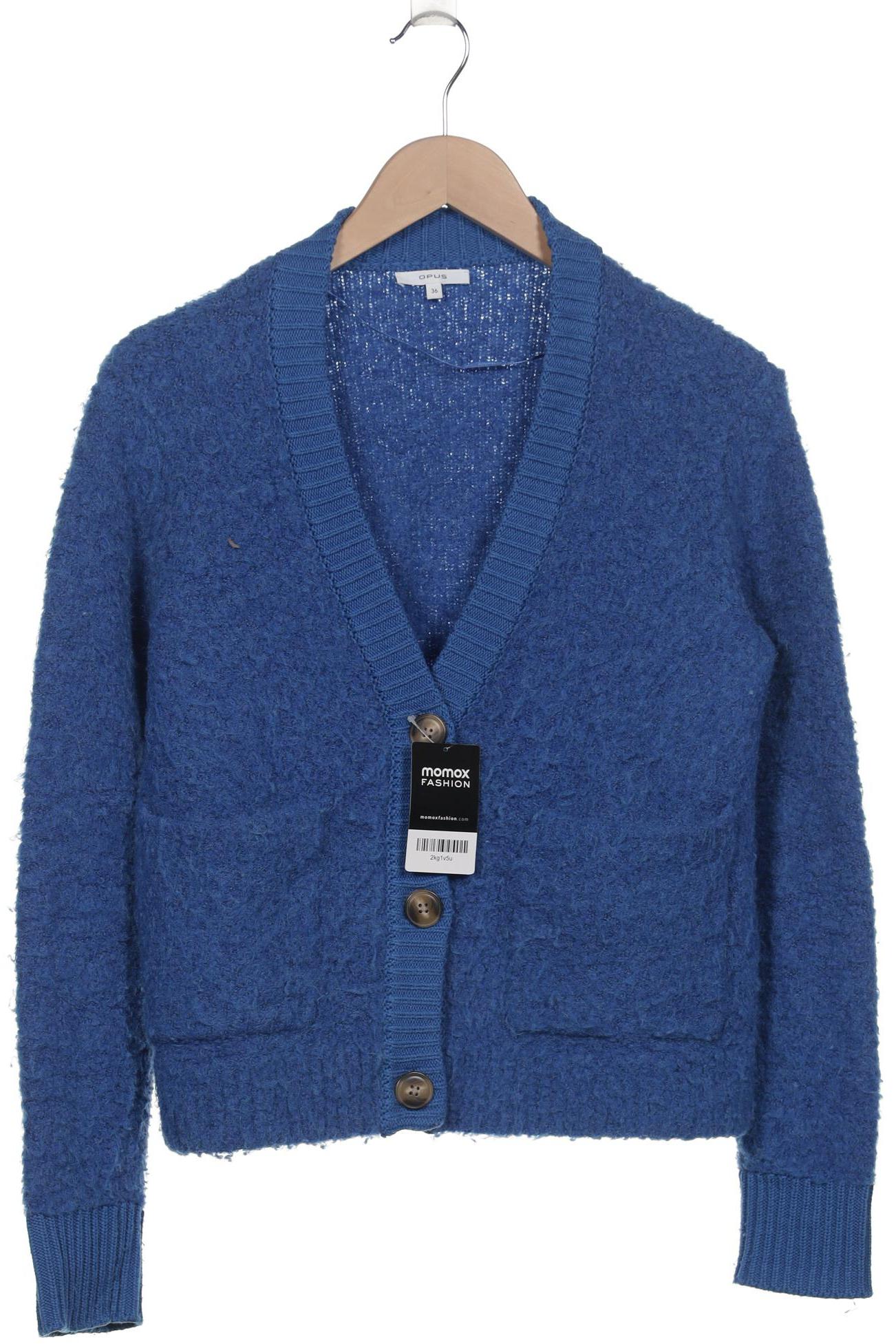 

Opus Damen Strickjacke, blau, Gr. 36