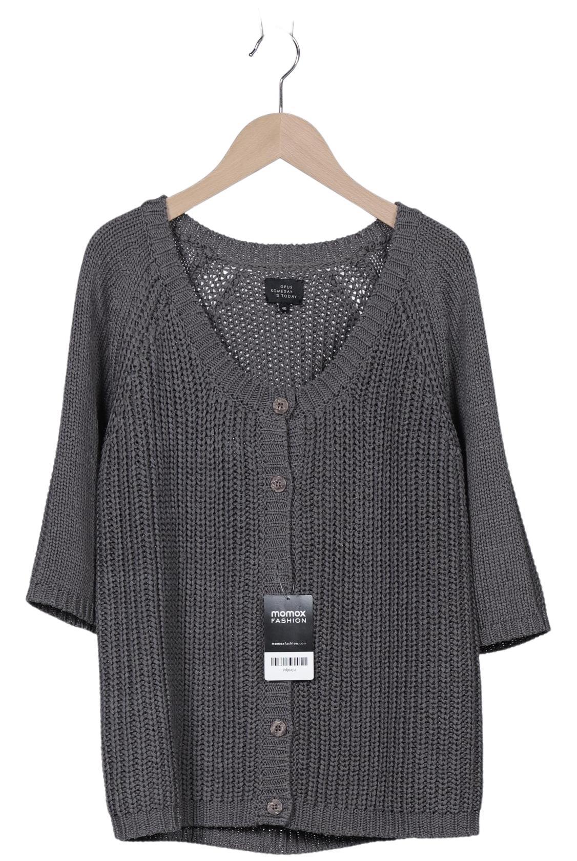 

Opus Damen Strickjacke, grau, Gr. 40