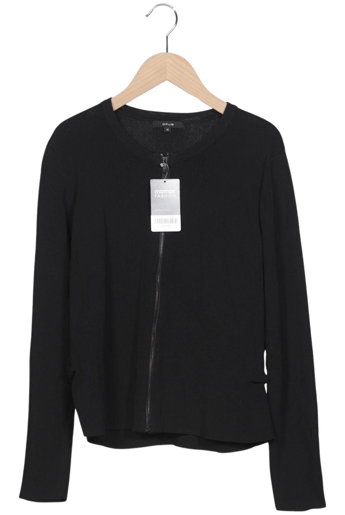 

Opus Damen Strickjacke, schwarz, Gr. 36