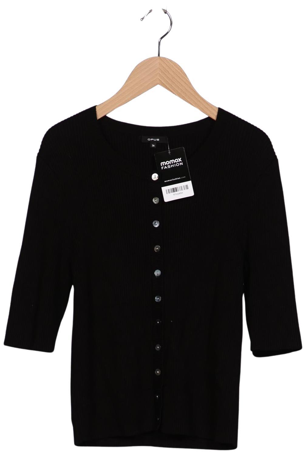 

Opus Damen Strickjacke, schwarz, Gr. 36