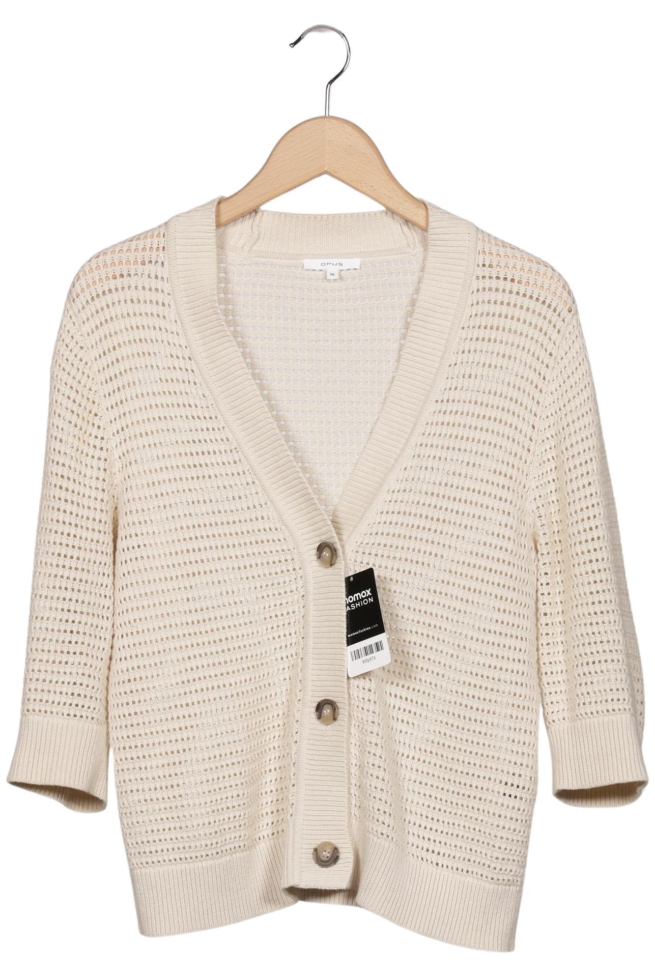 

Opus Damen Strickjacke, cremeweiß, Gr. 36
