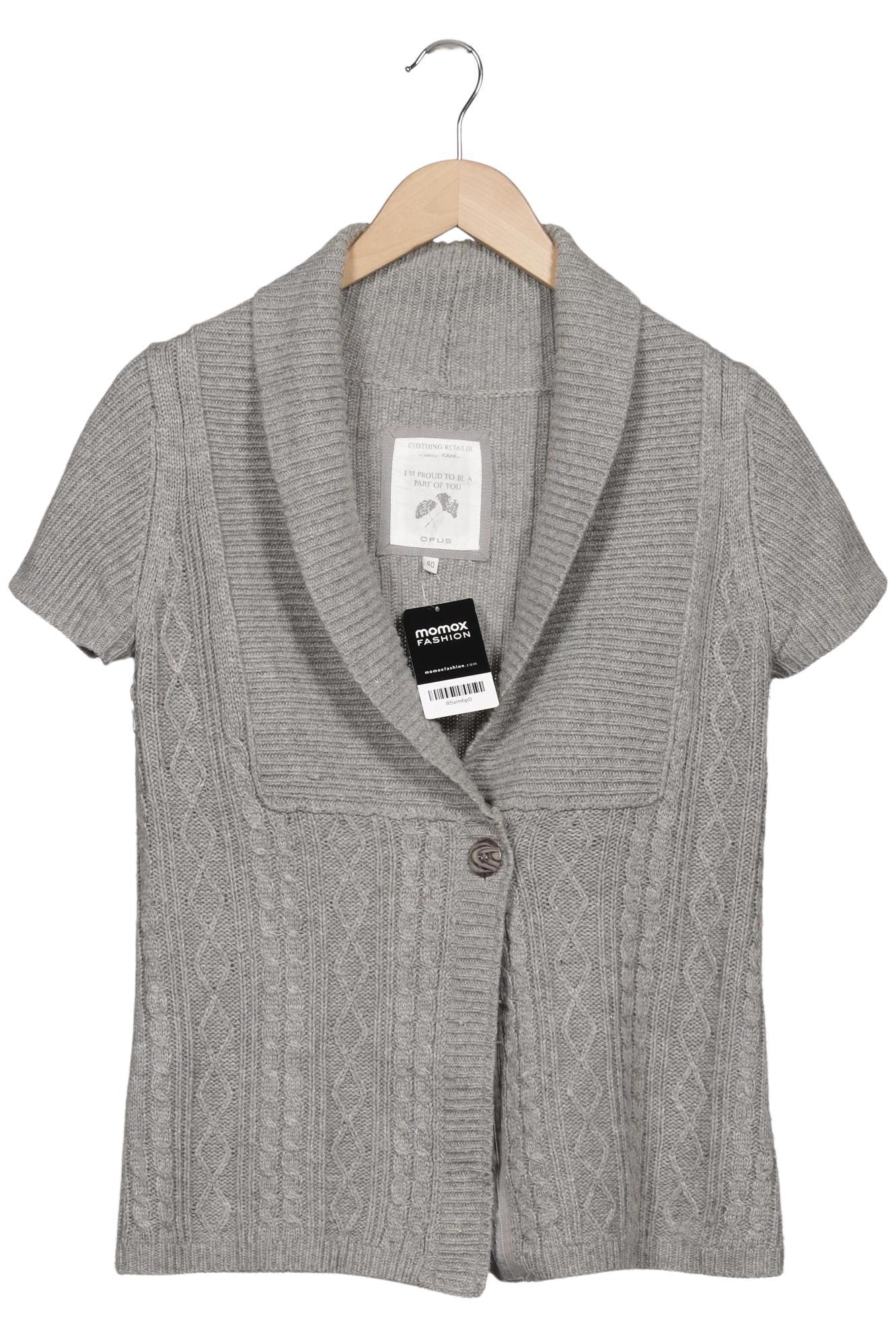 

Opus Damen Strickjacke, grau, Gr. 40