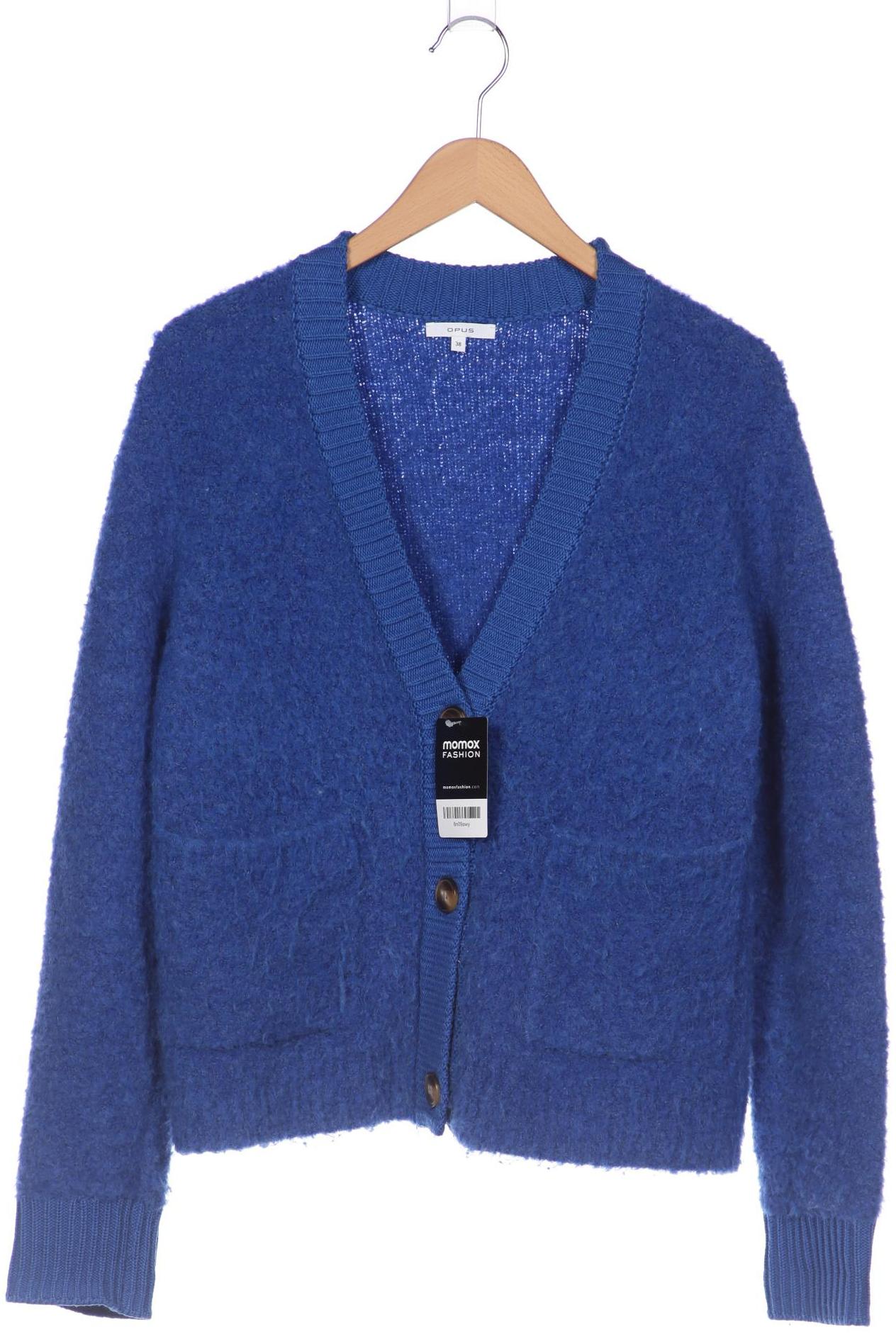 

Opus Damen Strickjacke, blau, Gr. 38