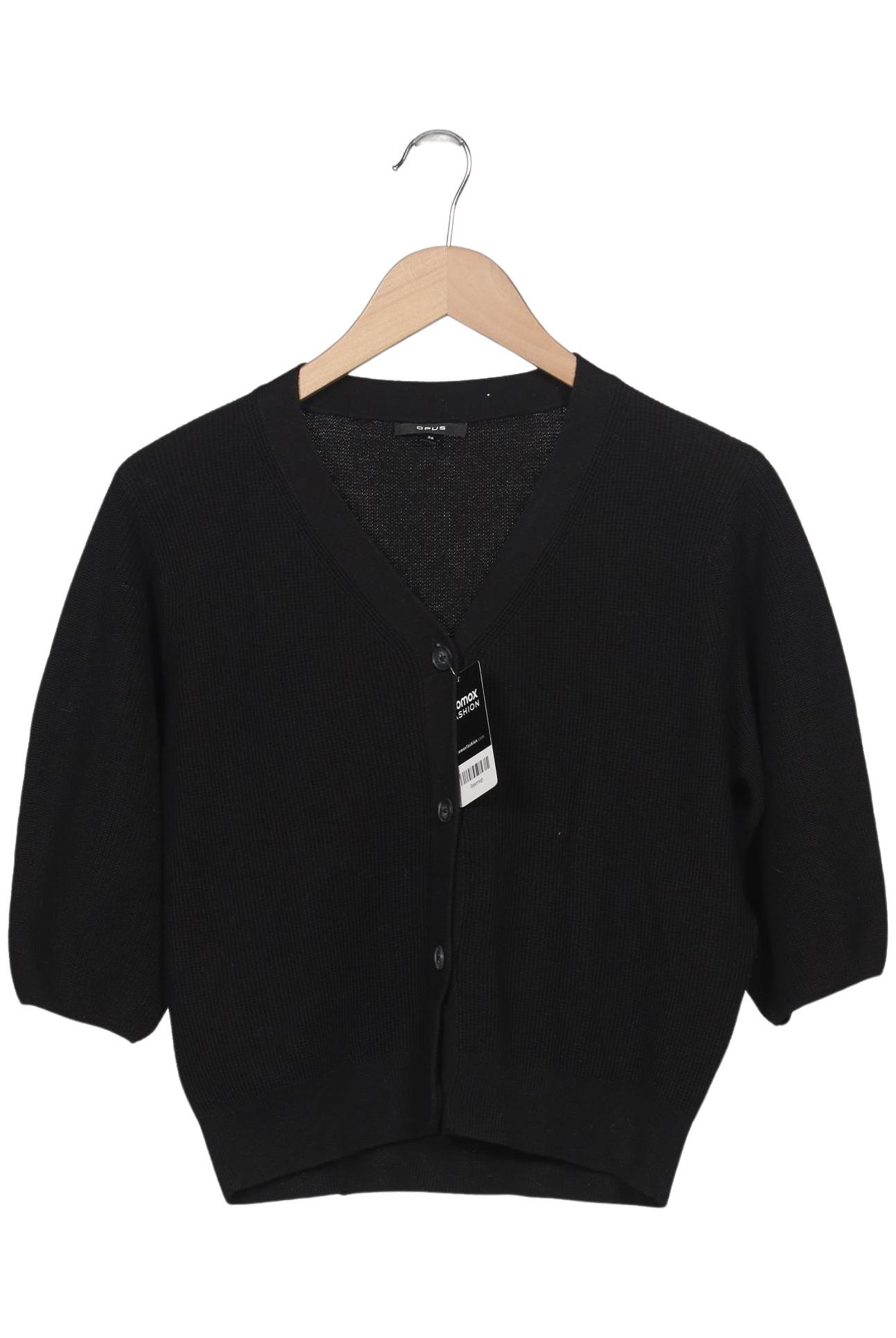 

Opus Damen Strickjacke, schwarz, Gr. 36