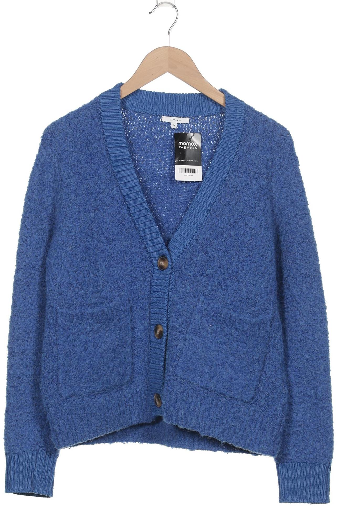 

Opus Damen Strickjacke, blau, Gr. 36