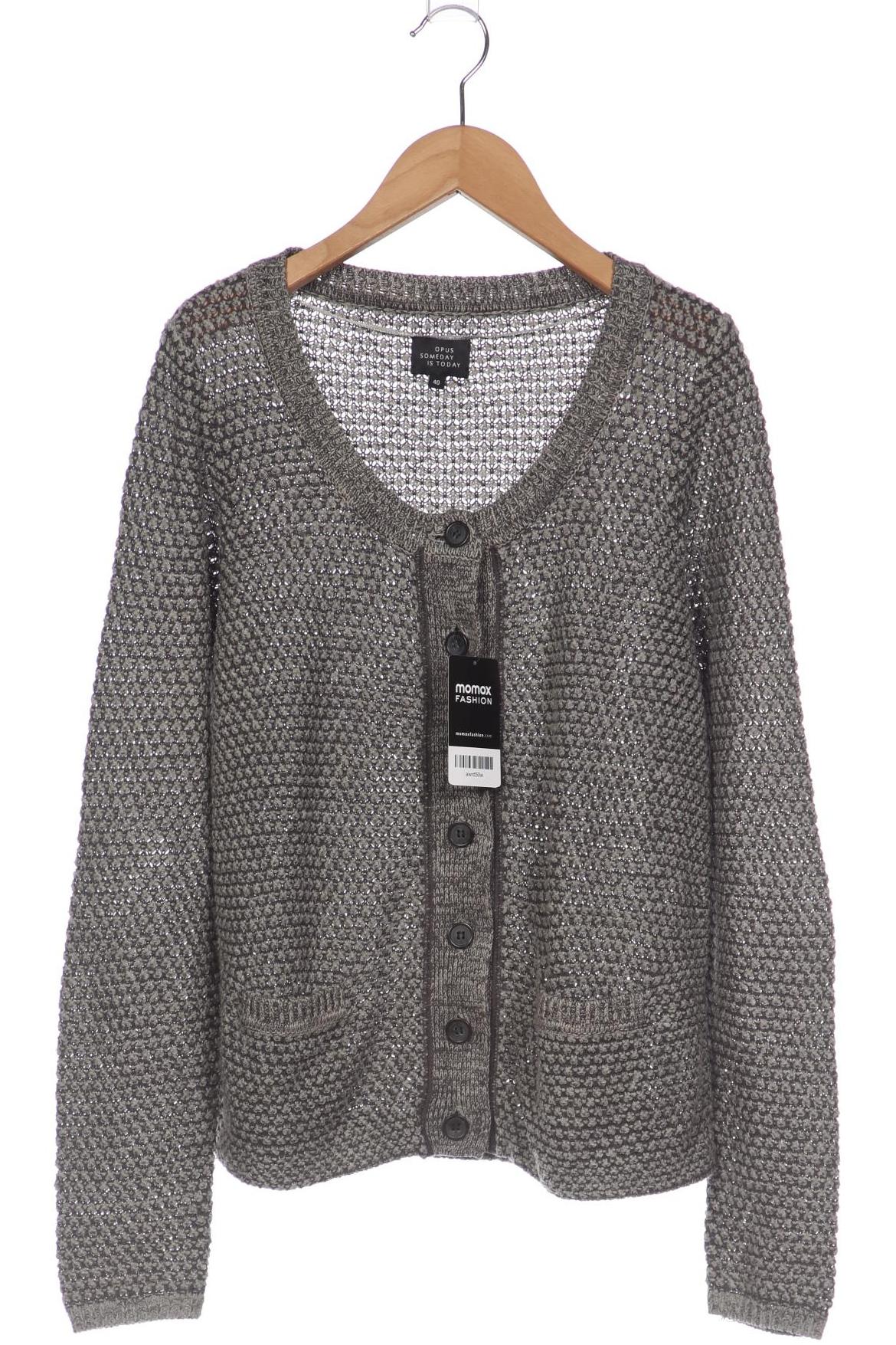 

Opus Damen Strickjacke, grau, Gr. 40