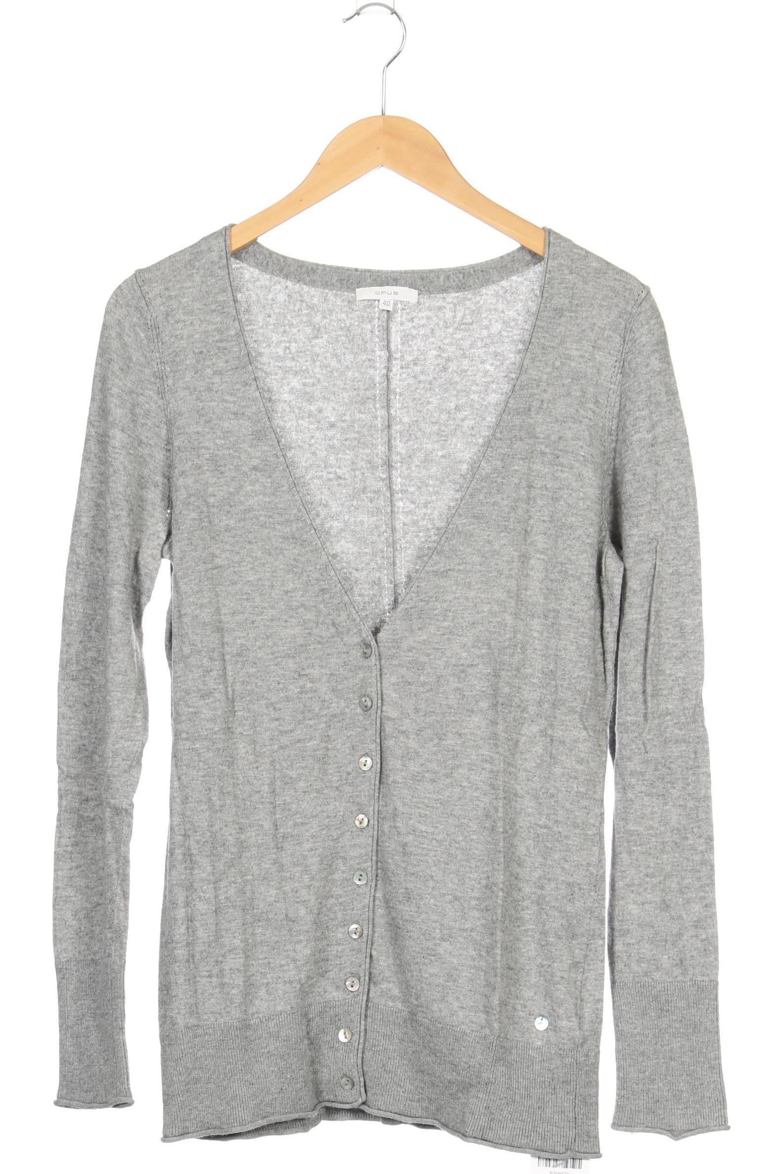 

Opus Damen Strickjacke, grau, Gr. 40
