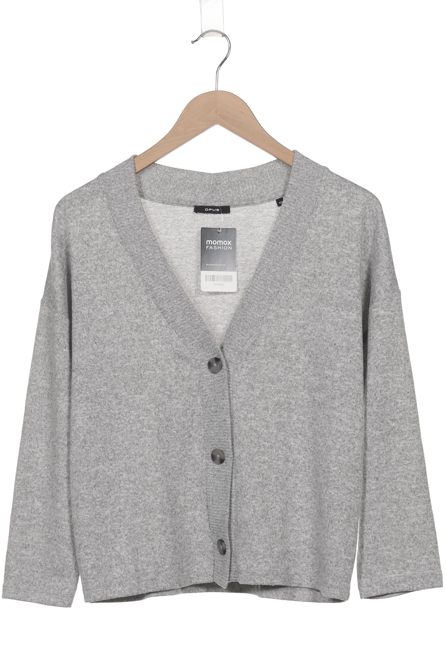 

Opus Damen Strickjacke, grau, Gr. 40