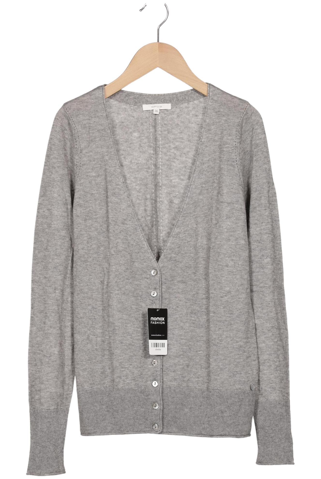

Opus Damen Strickjacke, grau, Gr. 36