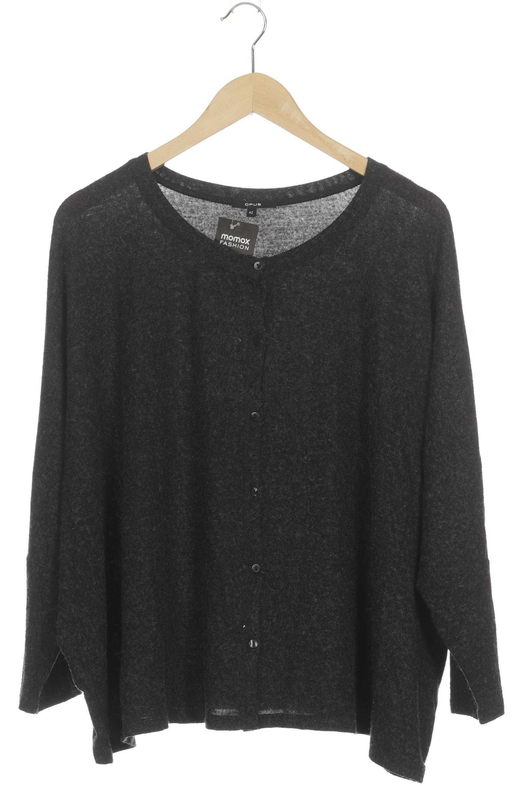 

Opus Damen Strickjacke, schwarz, Gr. 42