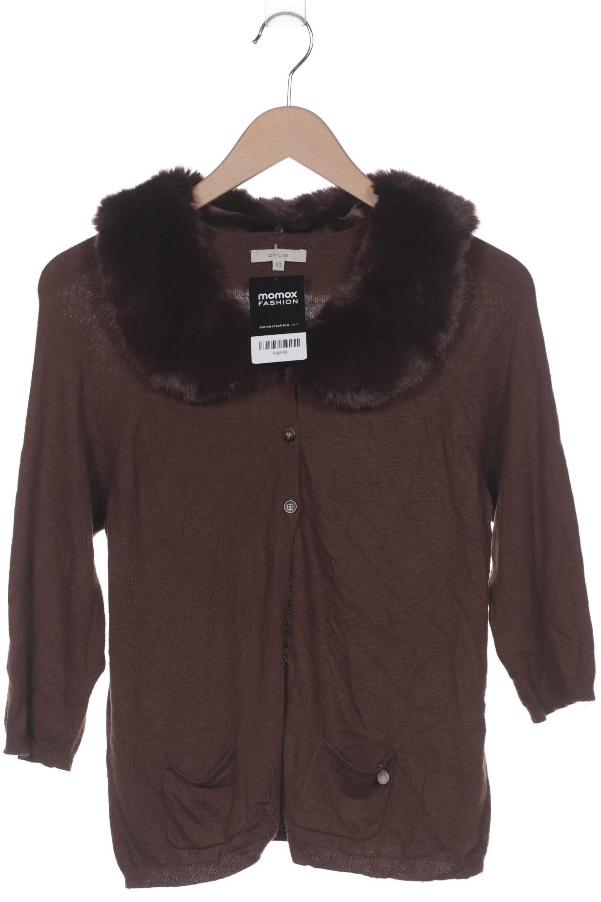 

Opus Damen Strickjacke, braun, Gr. 40