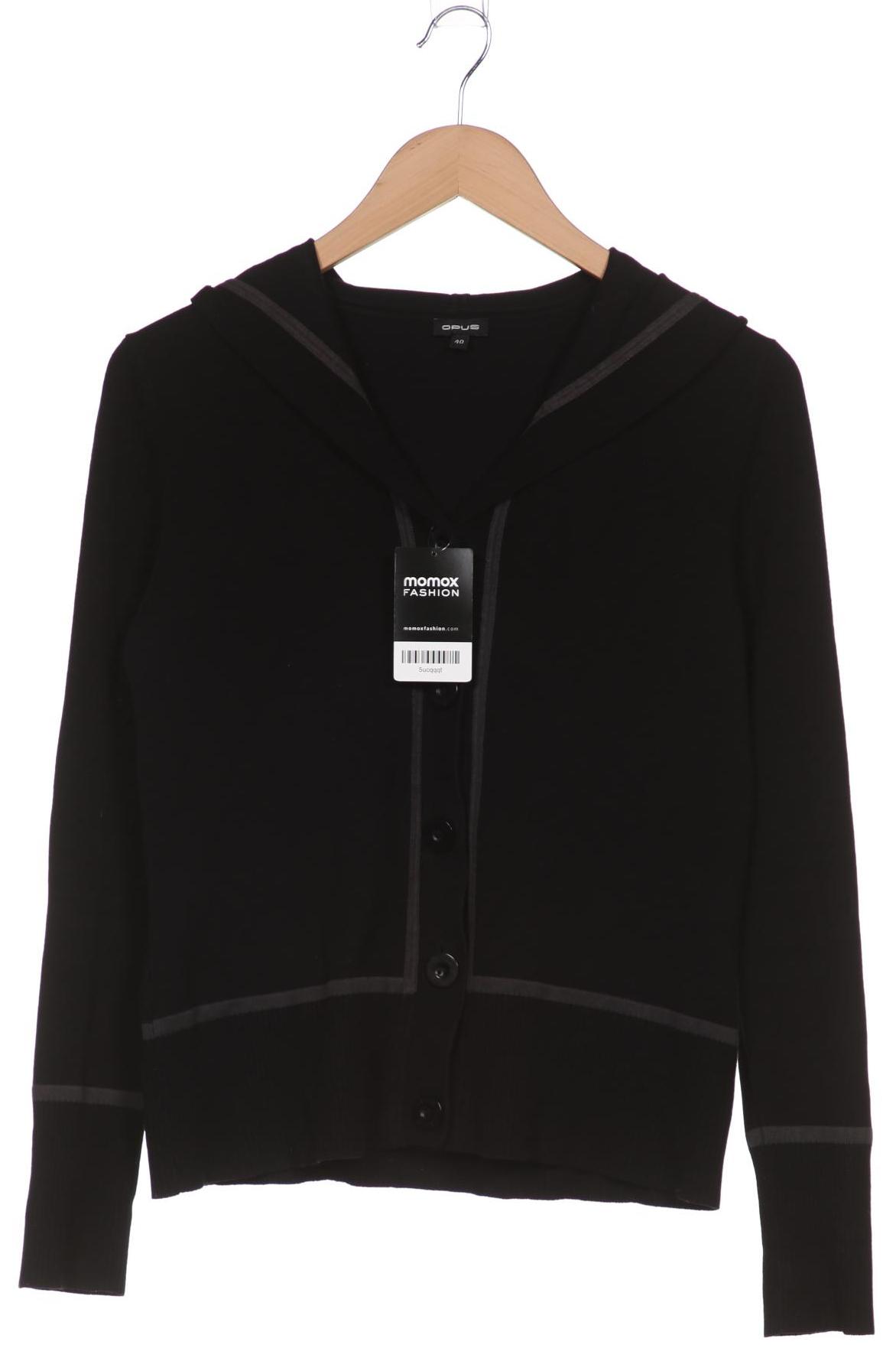 

Opus Damen Strickjacke, schwarz, Gr. 40